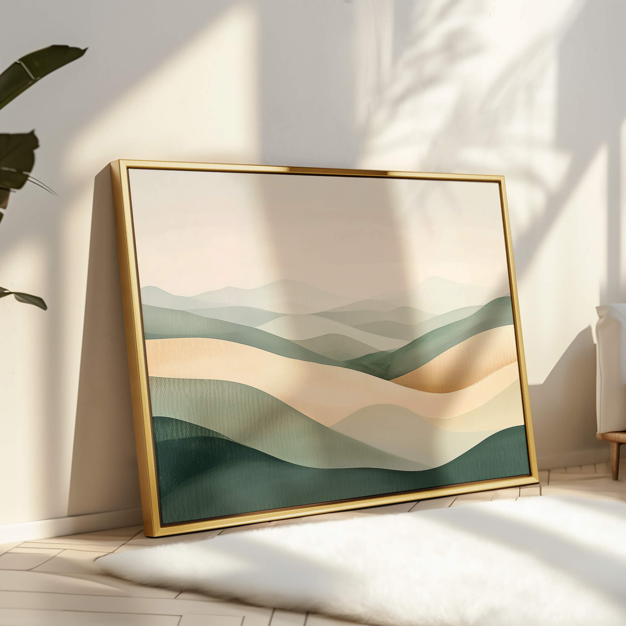 Countryside Serenity Framed Canvas Wall Art - Melrose Editions