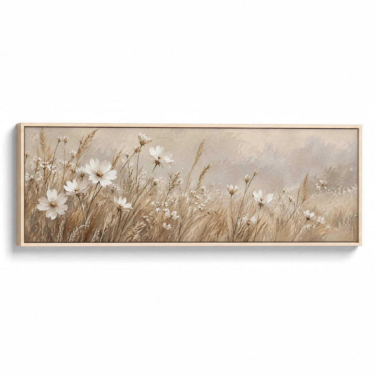 Airborne Blossoms Canvas Print Natural Wall Art - Melrose Editions