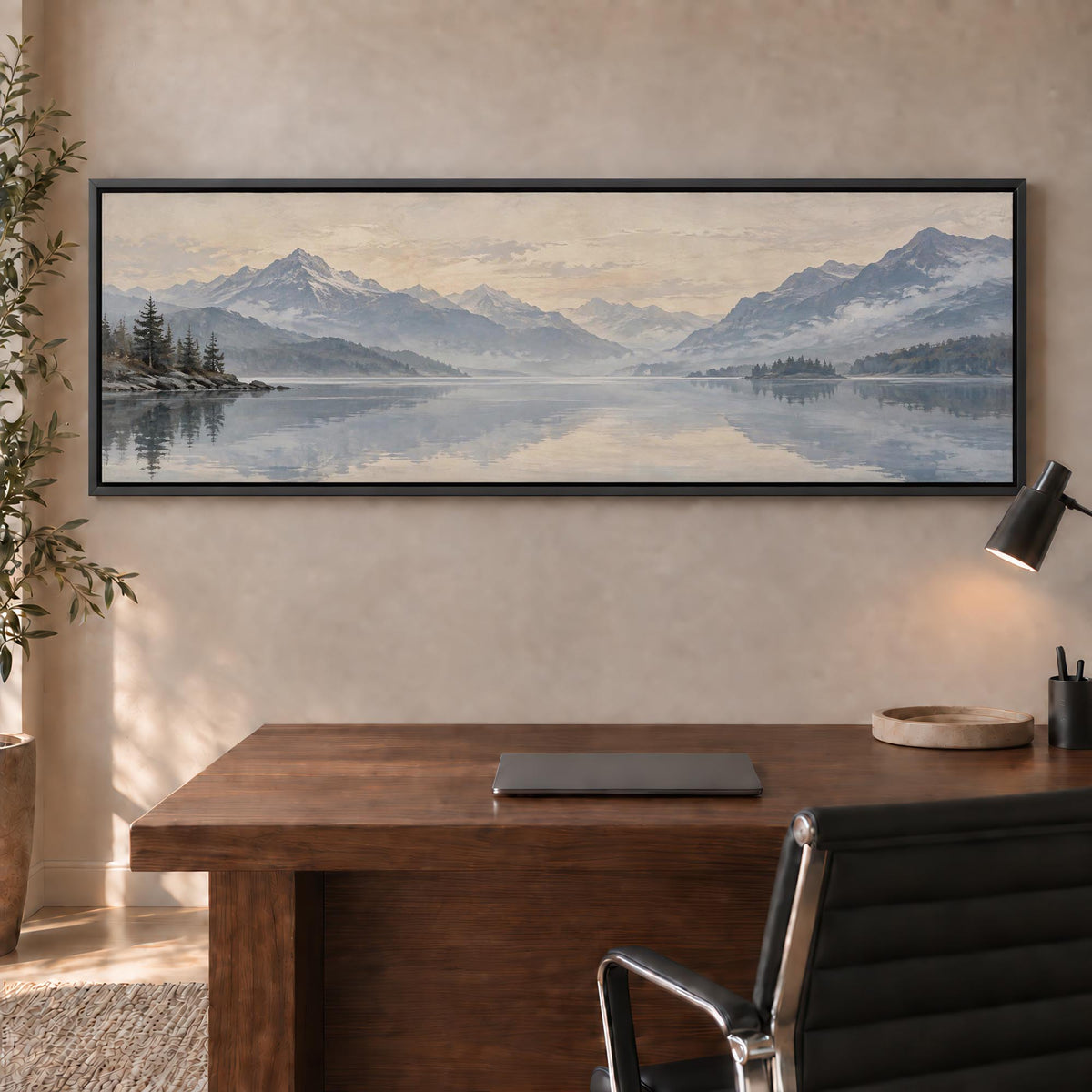Alpine Stillness Canvas Print Wall Art - Melrose Editions
