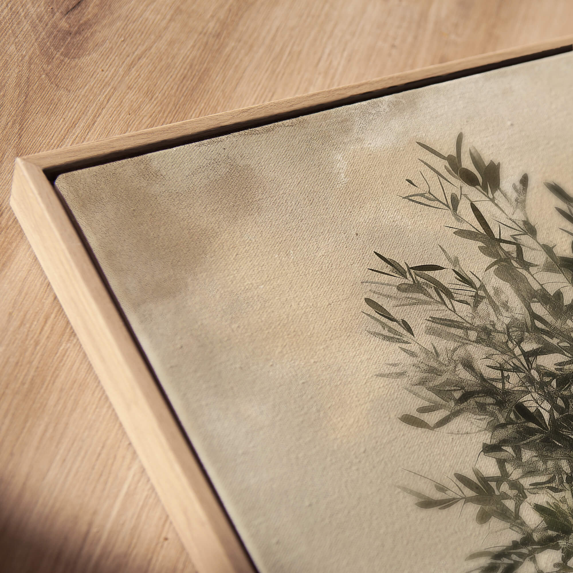 Vintage Olive Pot No.3 Canvas Print Wall Art - Melrose Editions