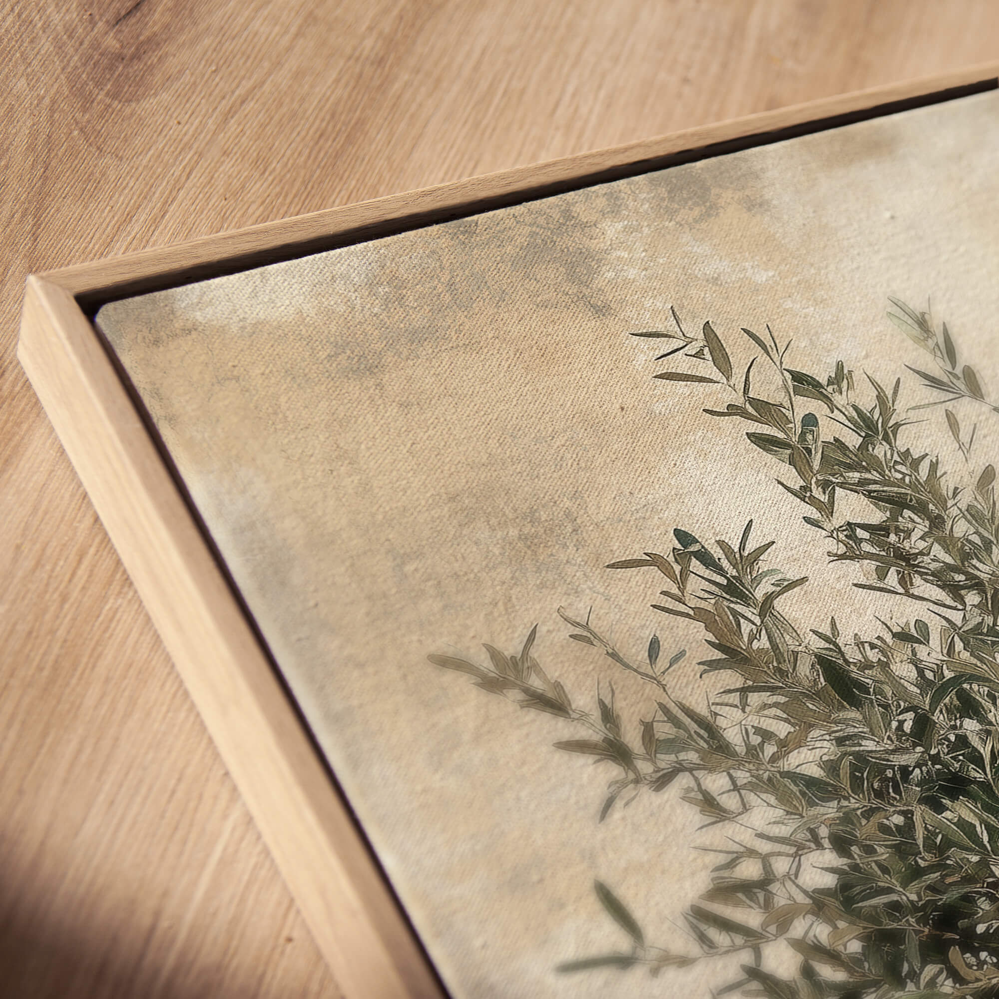 Vintage Olive Pot No.2 Canvas Print Wall Art - Melrose Editions