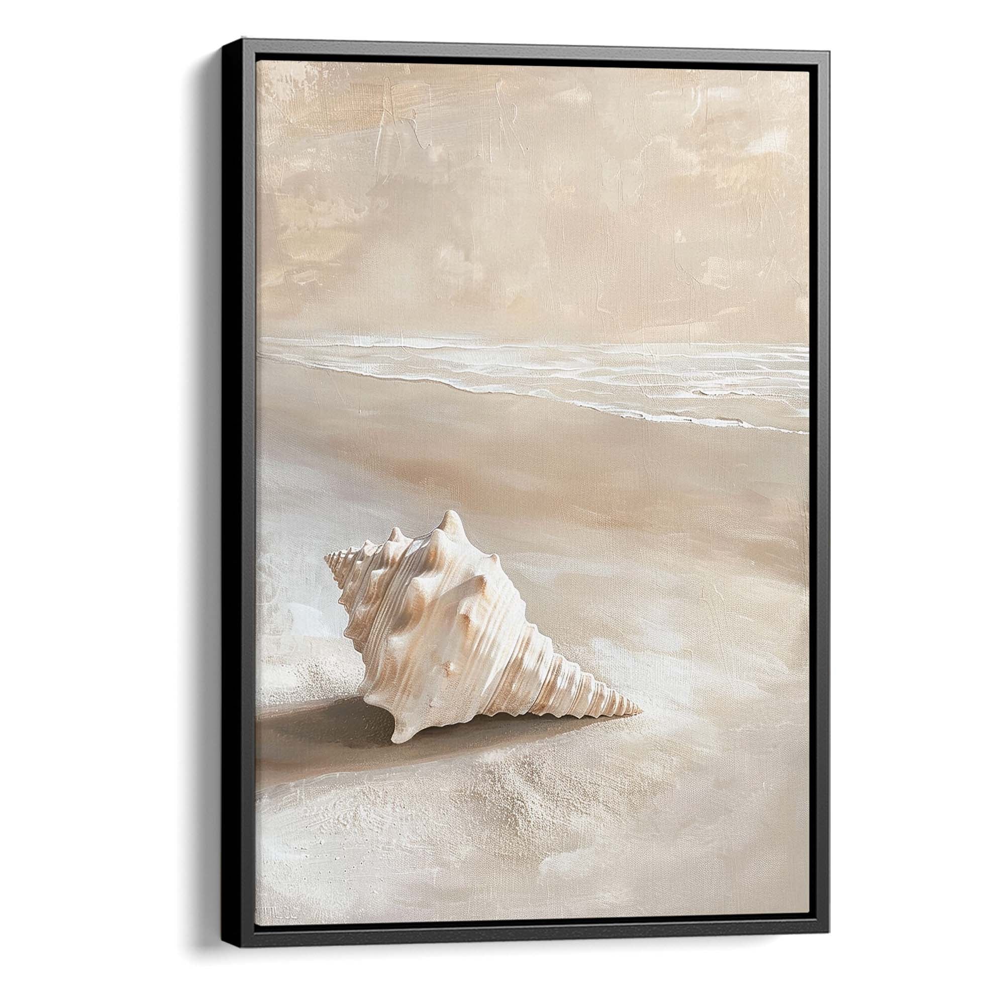 Beachside Dreams Canvas Print Black Wall Art - Melrose Editions