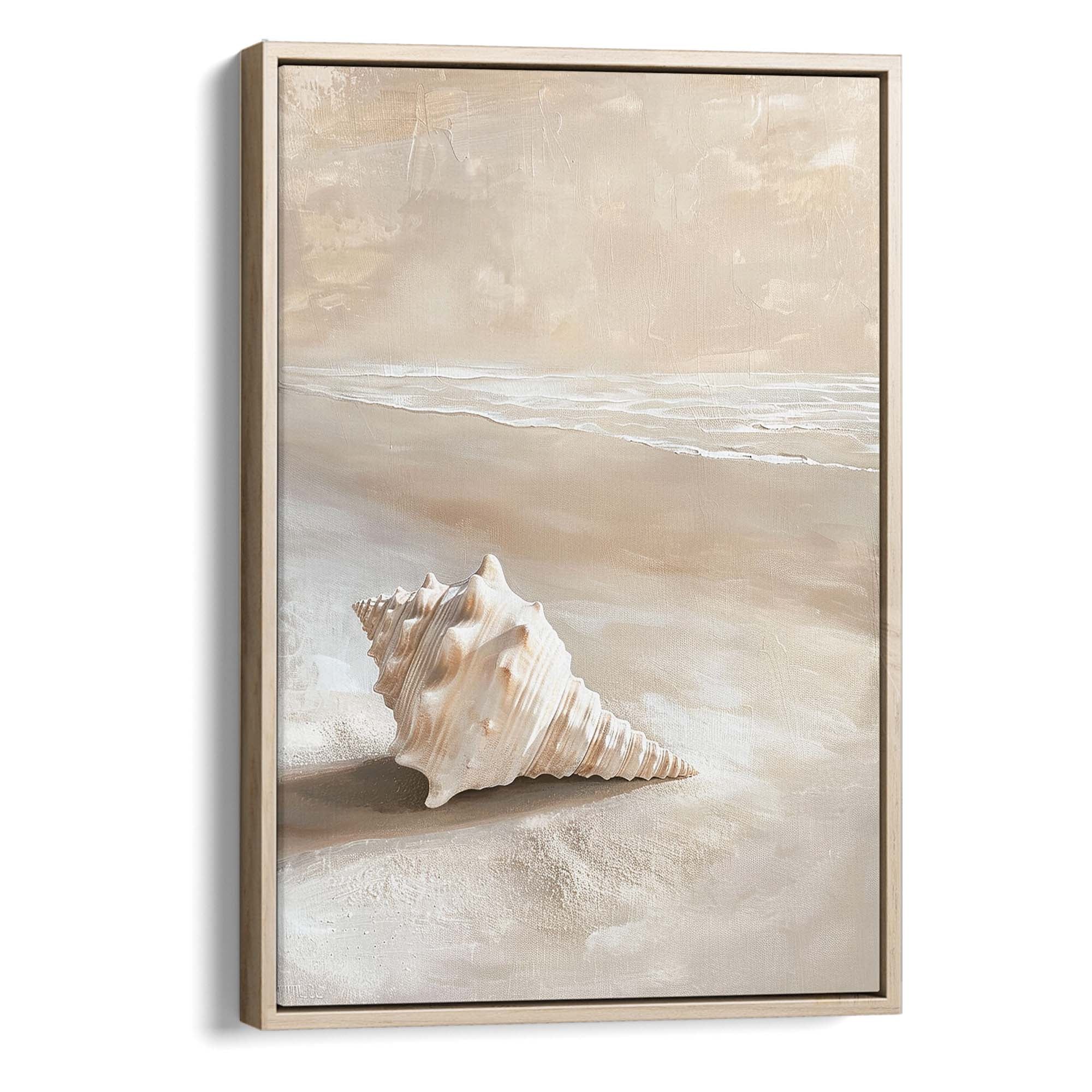 Beachside Dreams Canvas Print Natural Wall Art - Melrose Editions