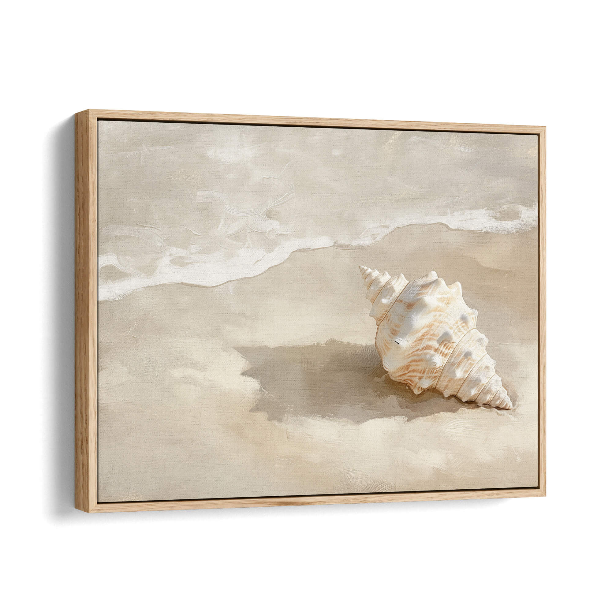 Calm Waters Canvas Print Natural Wall Art - Melrose Editions