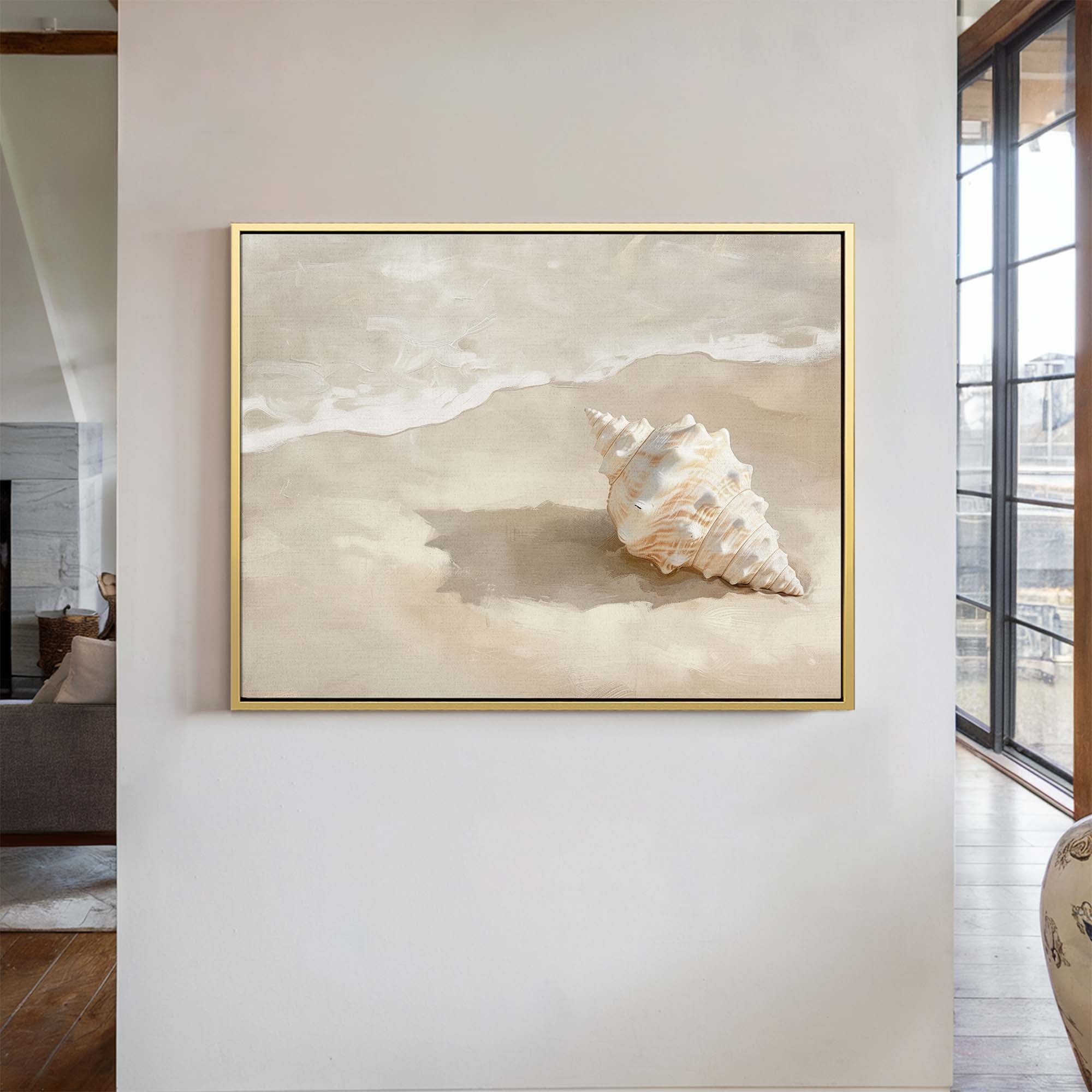 Calm Waters Canvas Print Small — 18×24″ Natural Wall Art - Melrose Editions