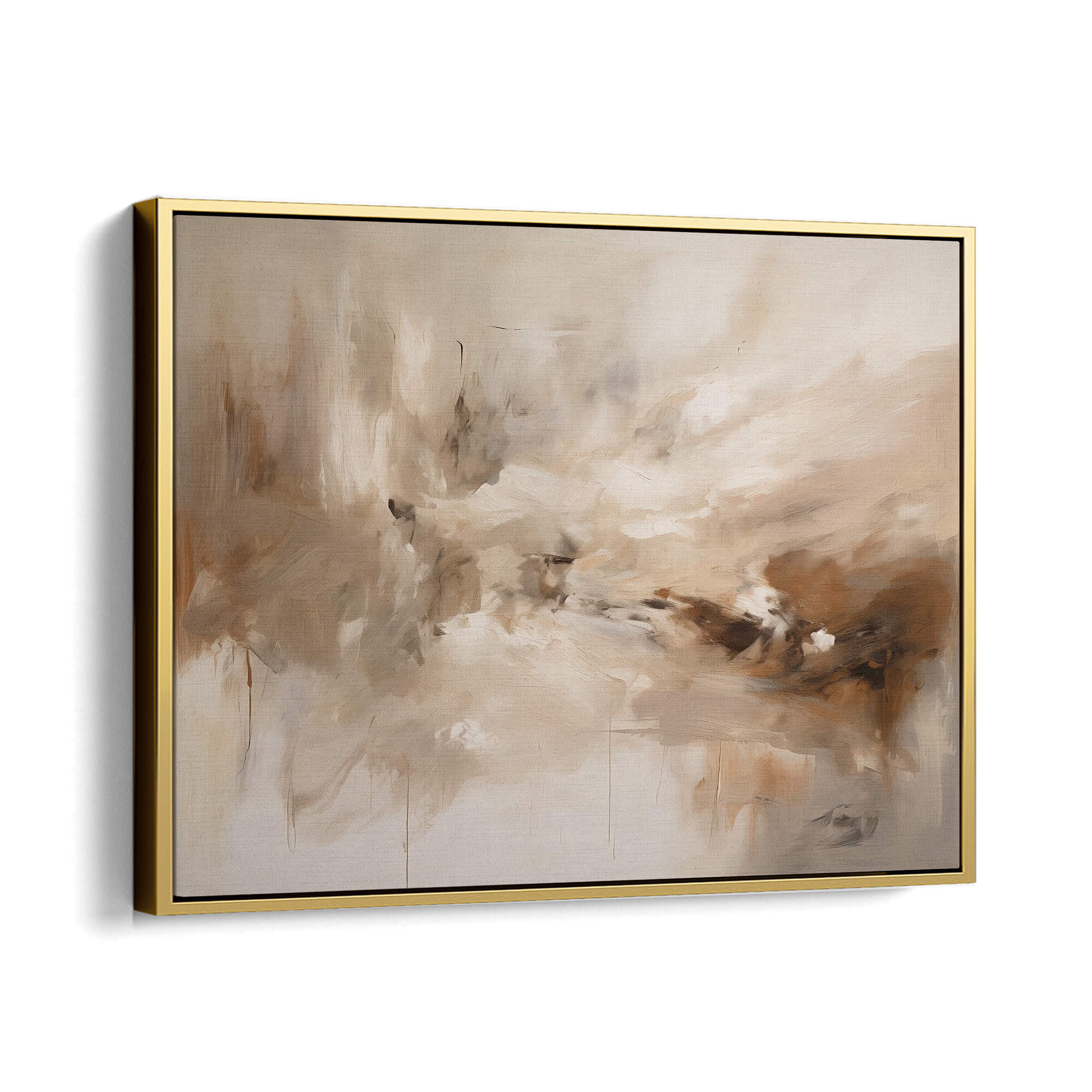 Clay Framed Canvas Gold Wall Art - Melrose Editions