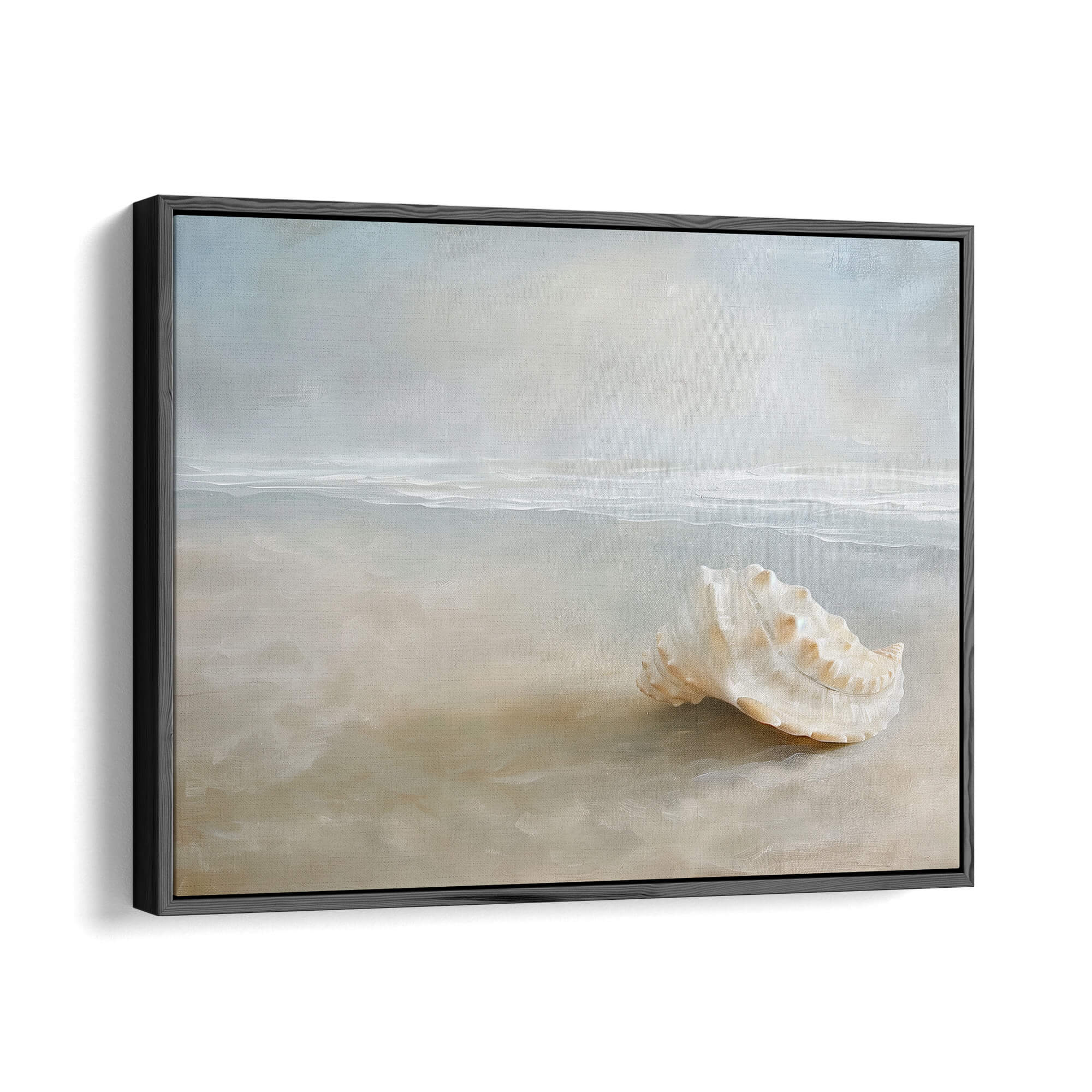 Coastal Calm Canvas Print Black Wall Art - Melrose Editions