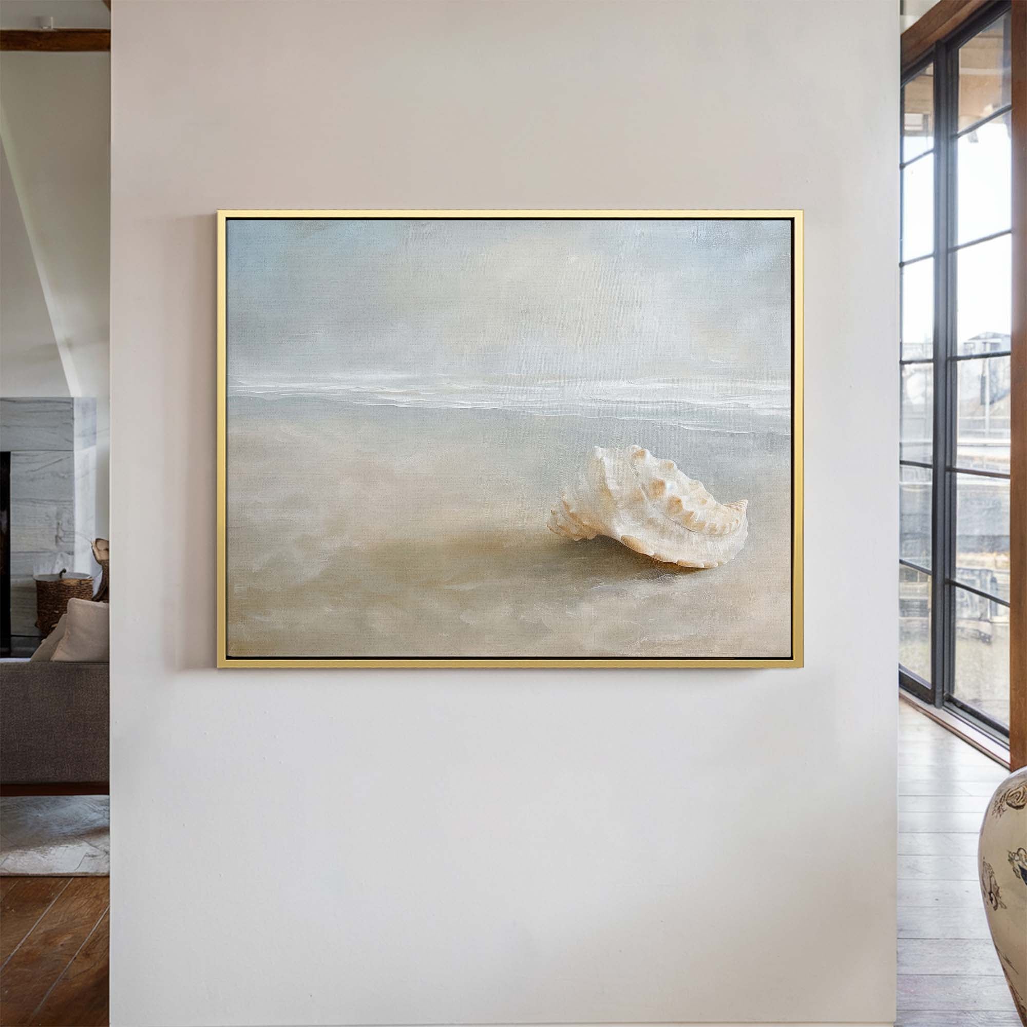 Coastal Calm Canvas Print Small — 18×24″ Natural Wall Art - Melrose Editions