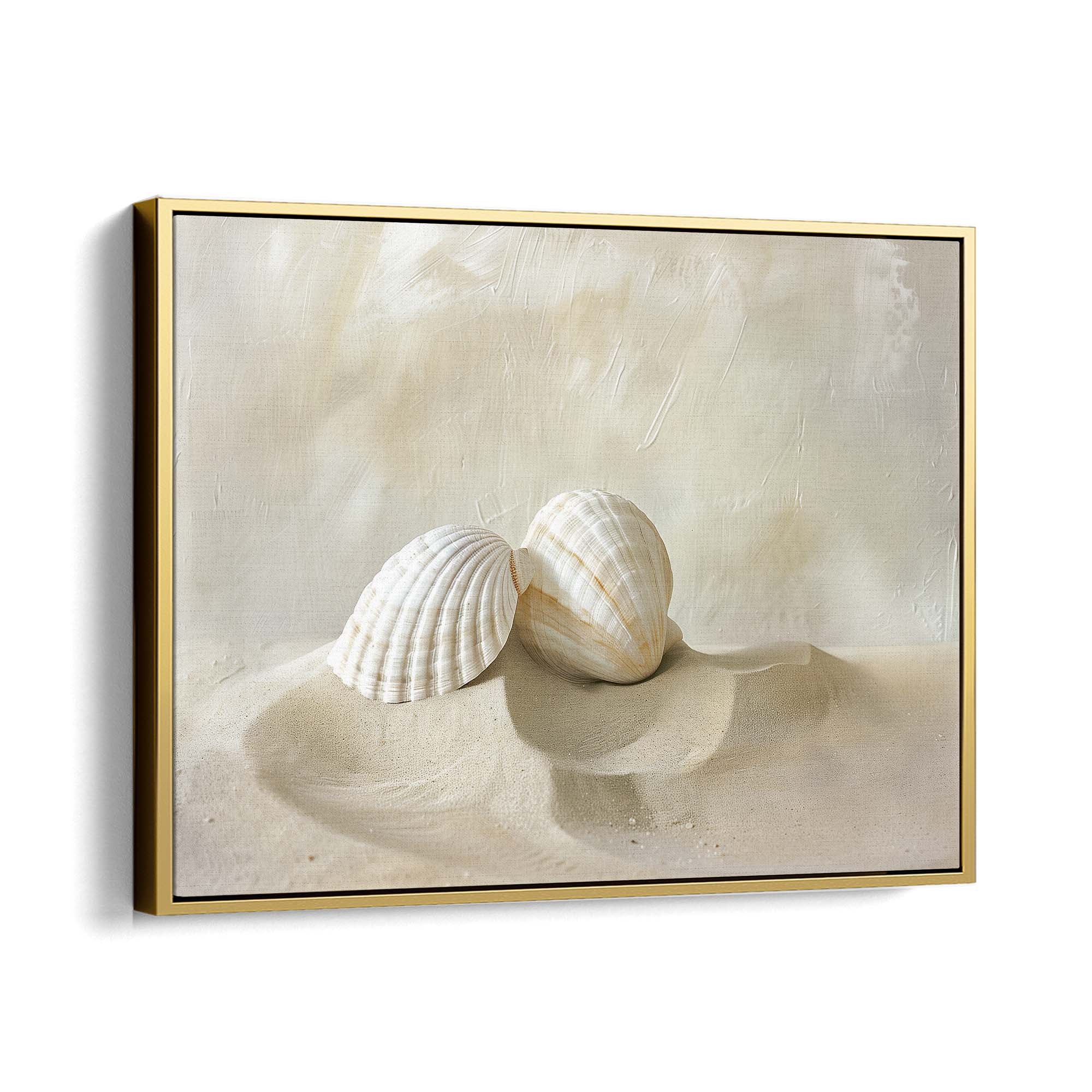 Coastal Dreams Canvas Print Gold Wall Art - Melrose Editions
