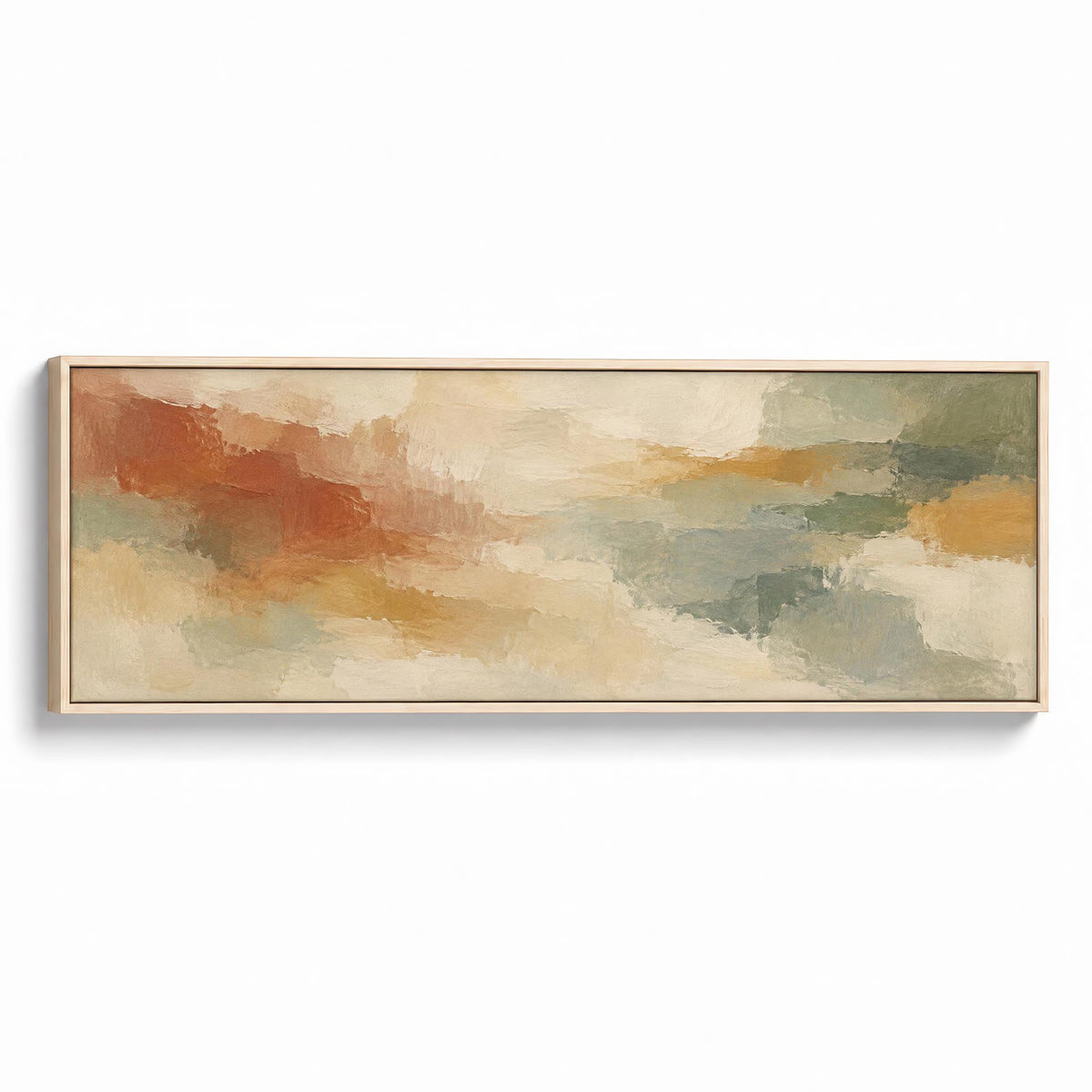 Colour Fields Canvas Print Natural Wall Art - Melrose Editions