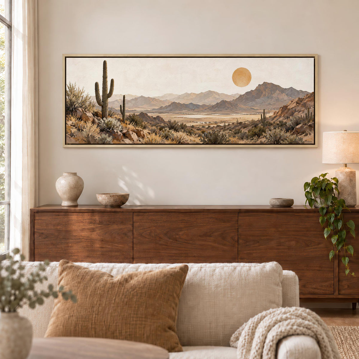 Desert Garden Canvas Print Wall Art - Melrose Editions