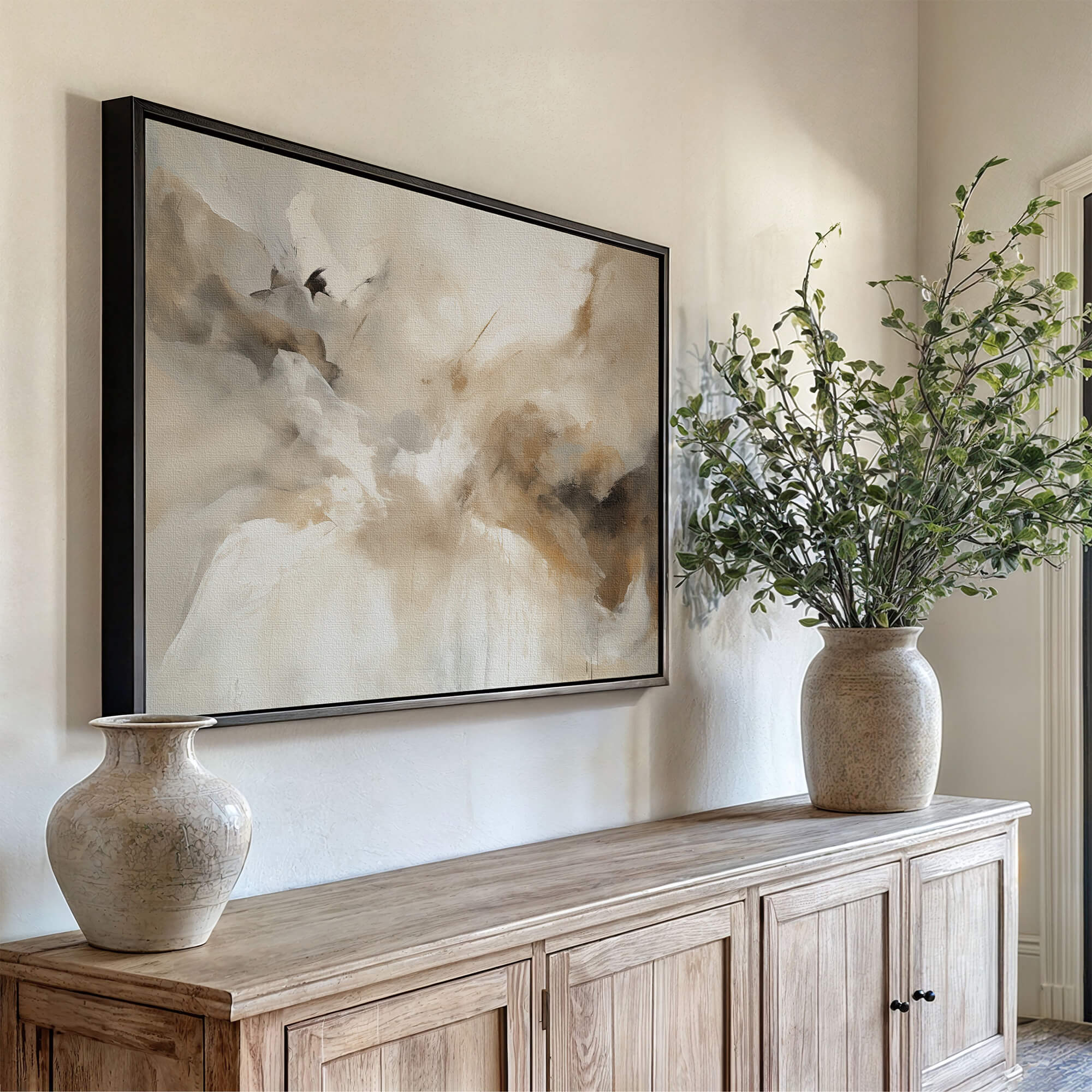 Drift Framed Canvas Wall Art - Melrose Editions