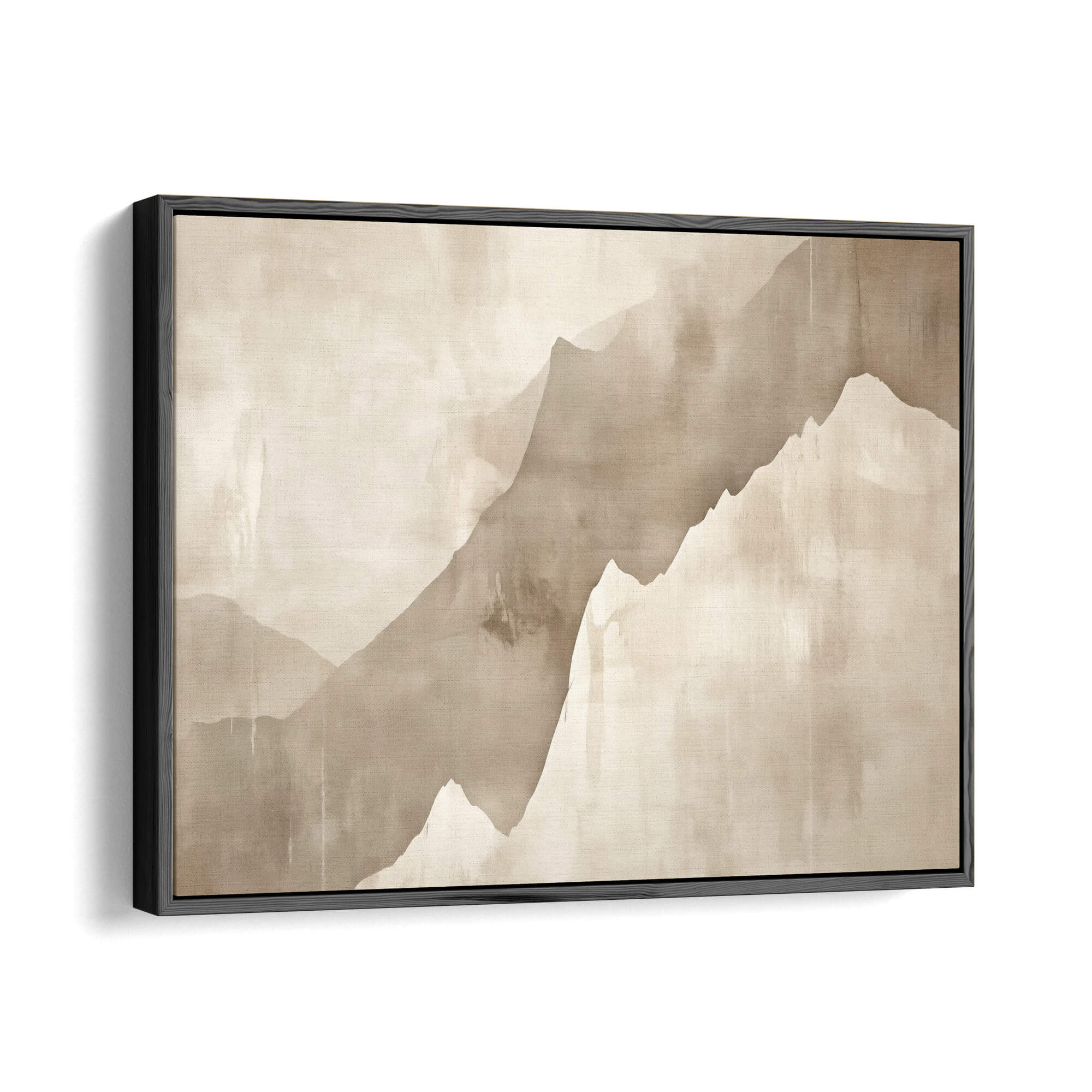 Drifted Vale Canvas Print Black Wall Art - Melrose Editions