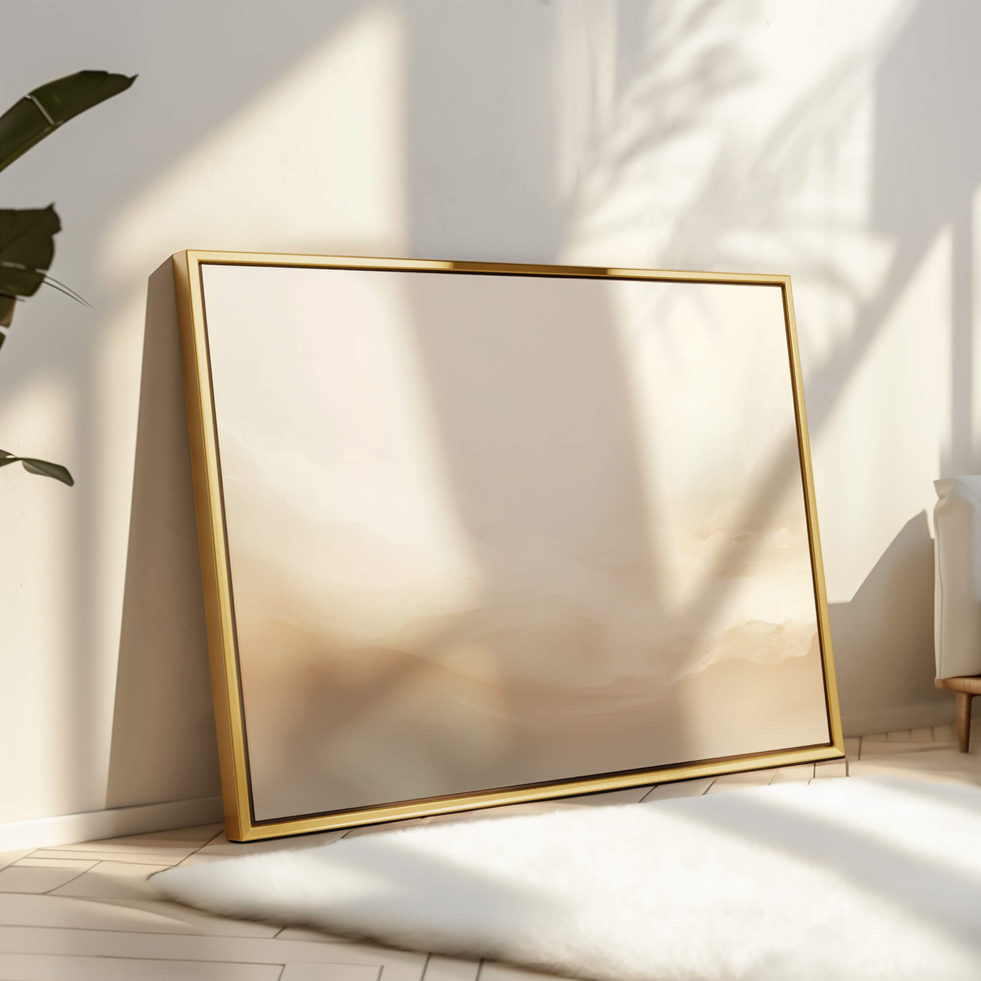 Dune Framed Canvas Small — 18×24″ Natural Wall Art - Melrose Editions