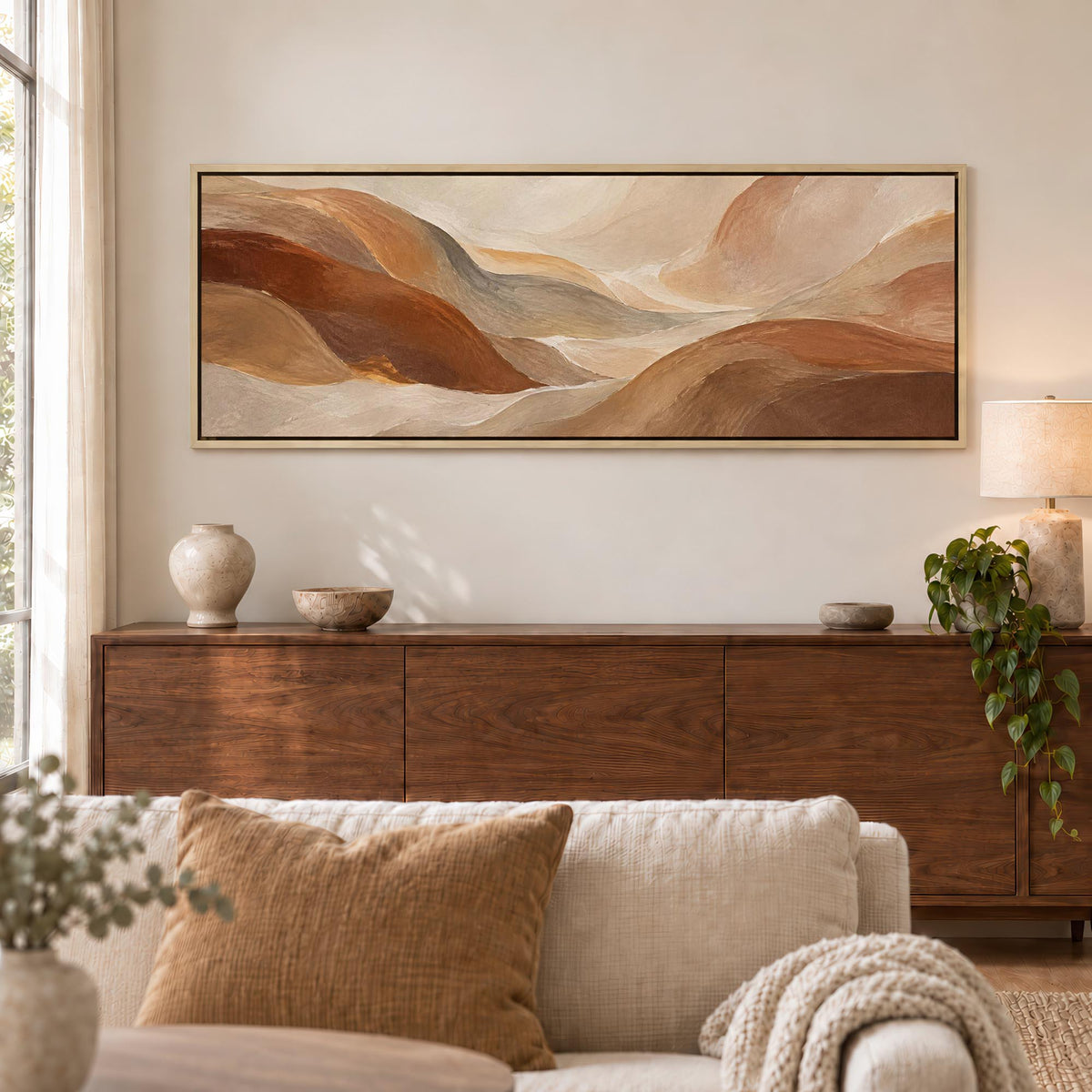 Earthen Motion Canvas Print Wall Art - Melrose Editions