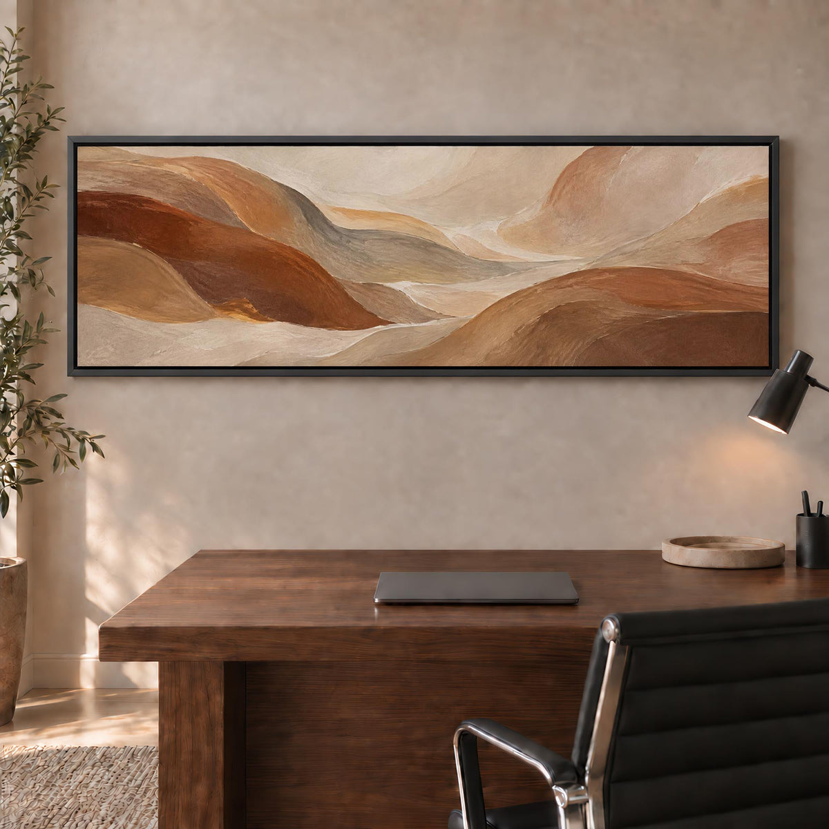 Earthen Motion Canvas Print Wall Art - Melrose Editions