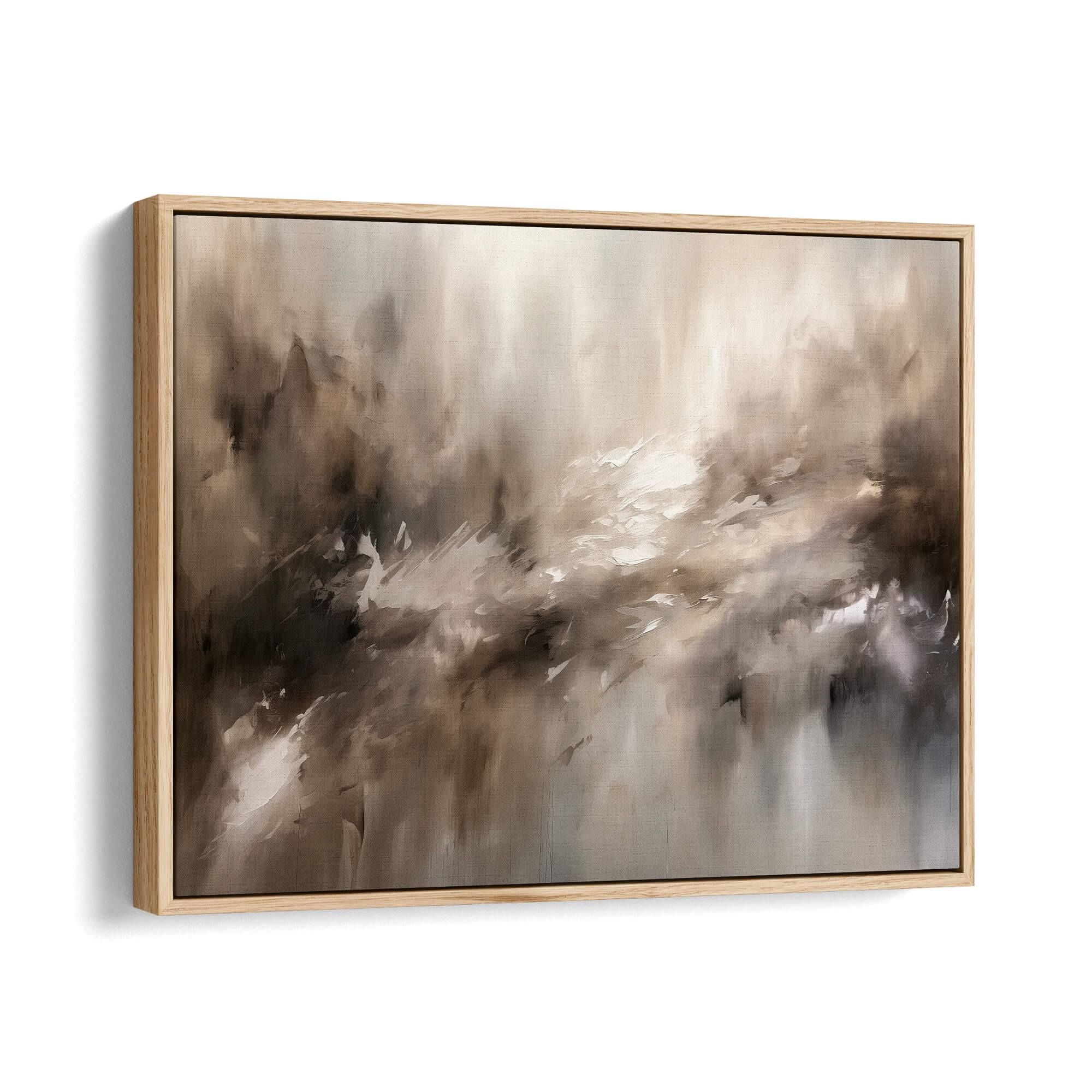 Ember Framed Canvas Natural Wall Art - Melrose Editions
