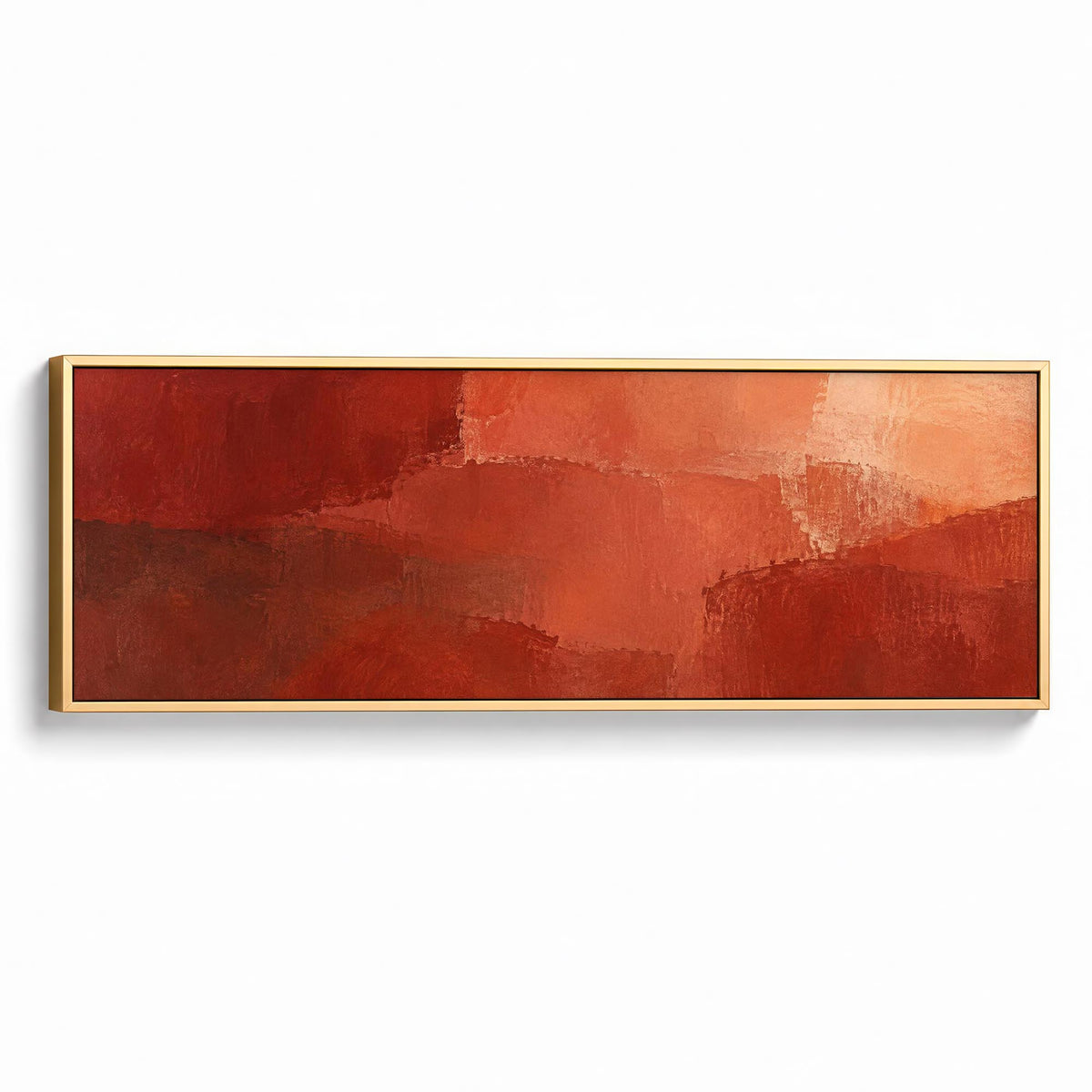 Ember Fields Canvas Print Gold Wall Art - Melrose Editions