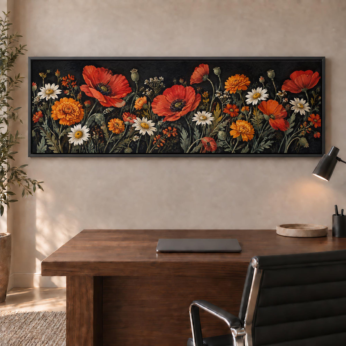 Evening Petals Canvas Print Wall Art - Melrose Editions