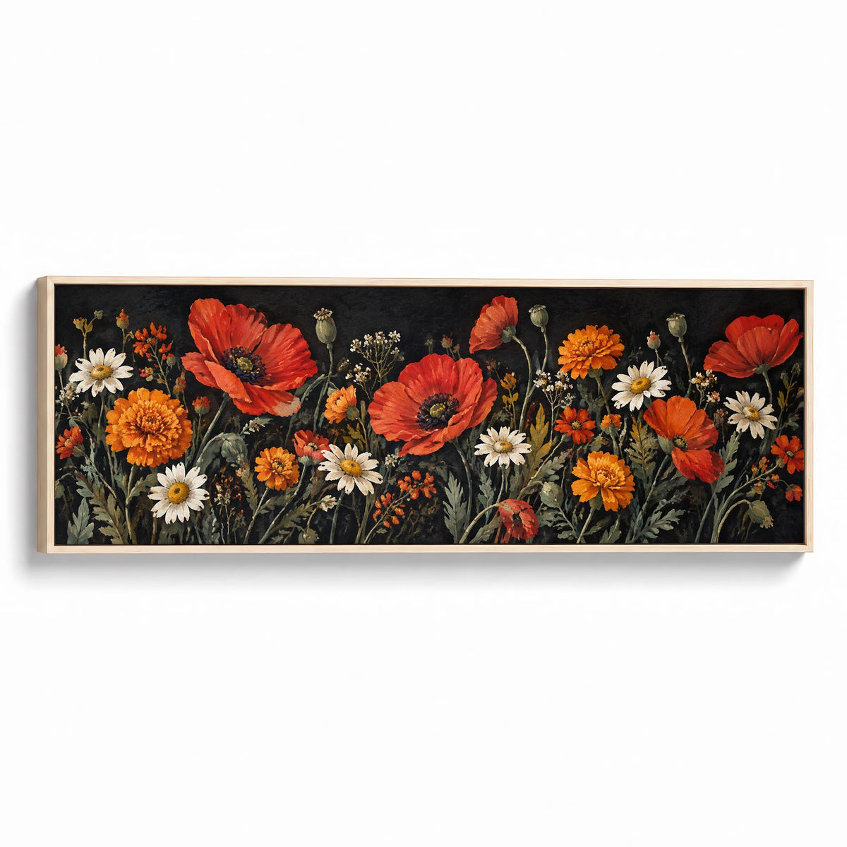 Evening Petals Canvas Print Natural Wall Art - Melrose Editions