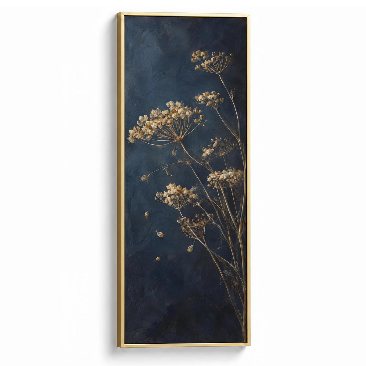 Evening Seedheads Canvas Print Gold Wall Art - Melrose Editions