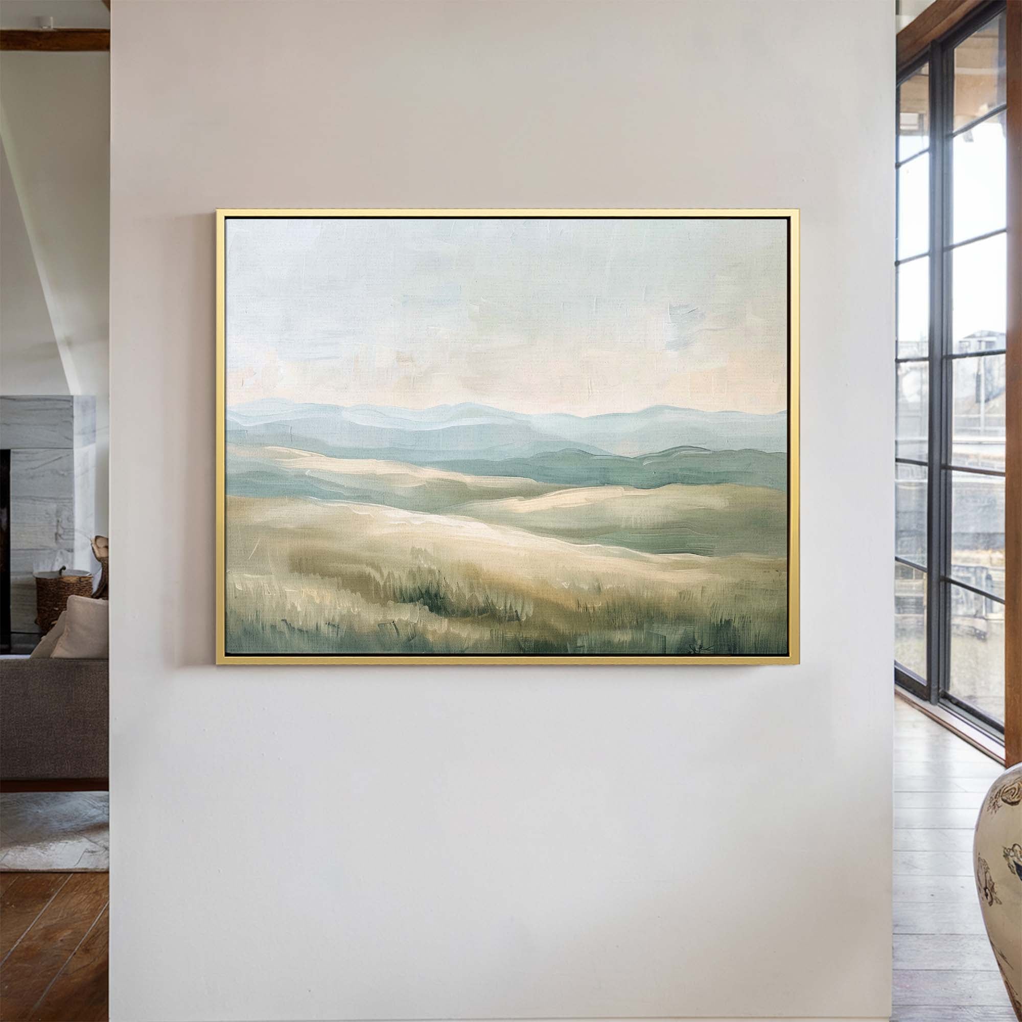 Highland Peaks Framed Canvas Wall Art - Melrose Editions