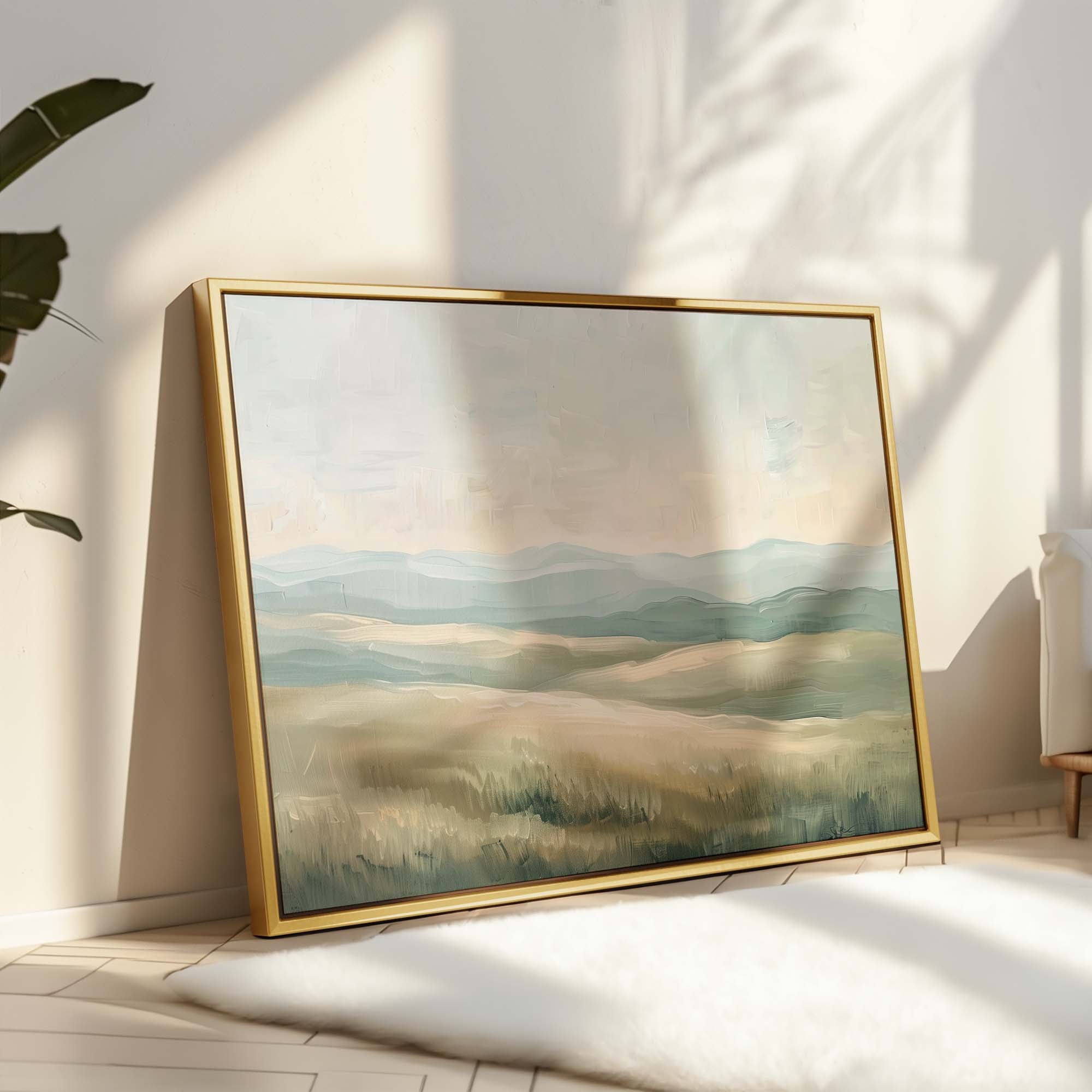 Highland Peaks Framed Canvas Wall Art - Melrose Editions