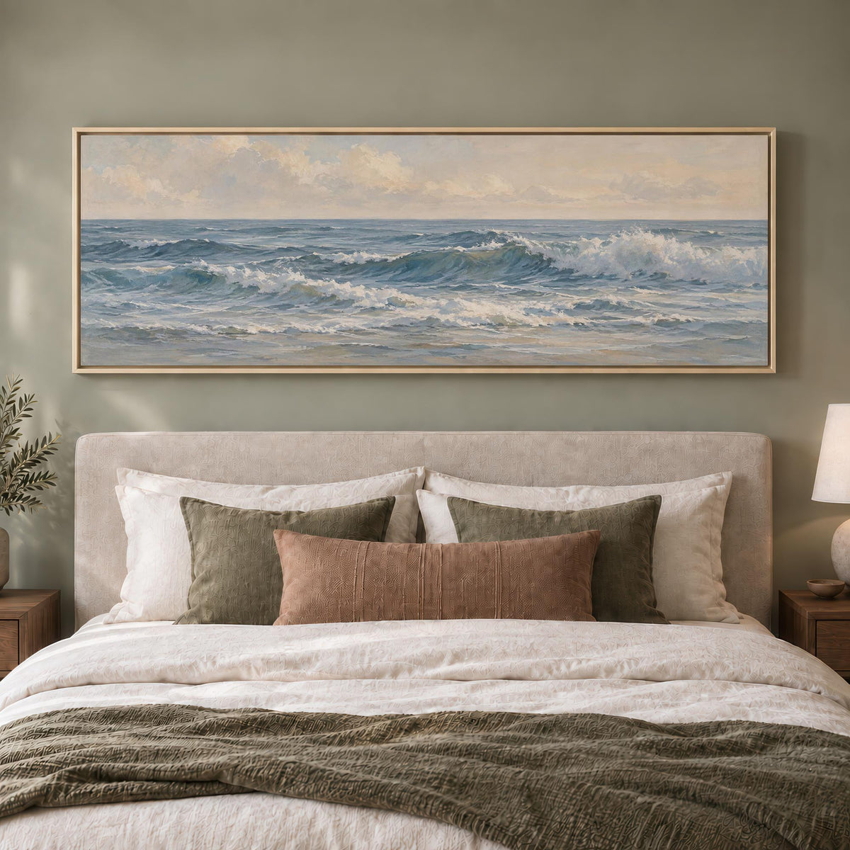 Gentle Swell Canvas Print Wall Art - Melrose Editions