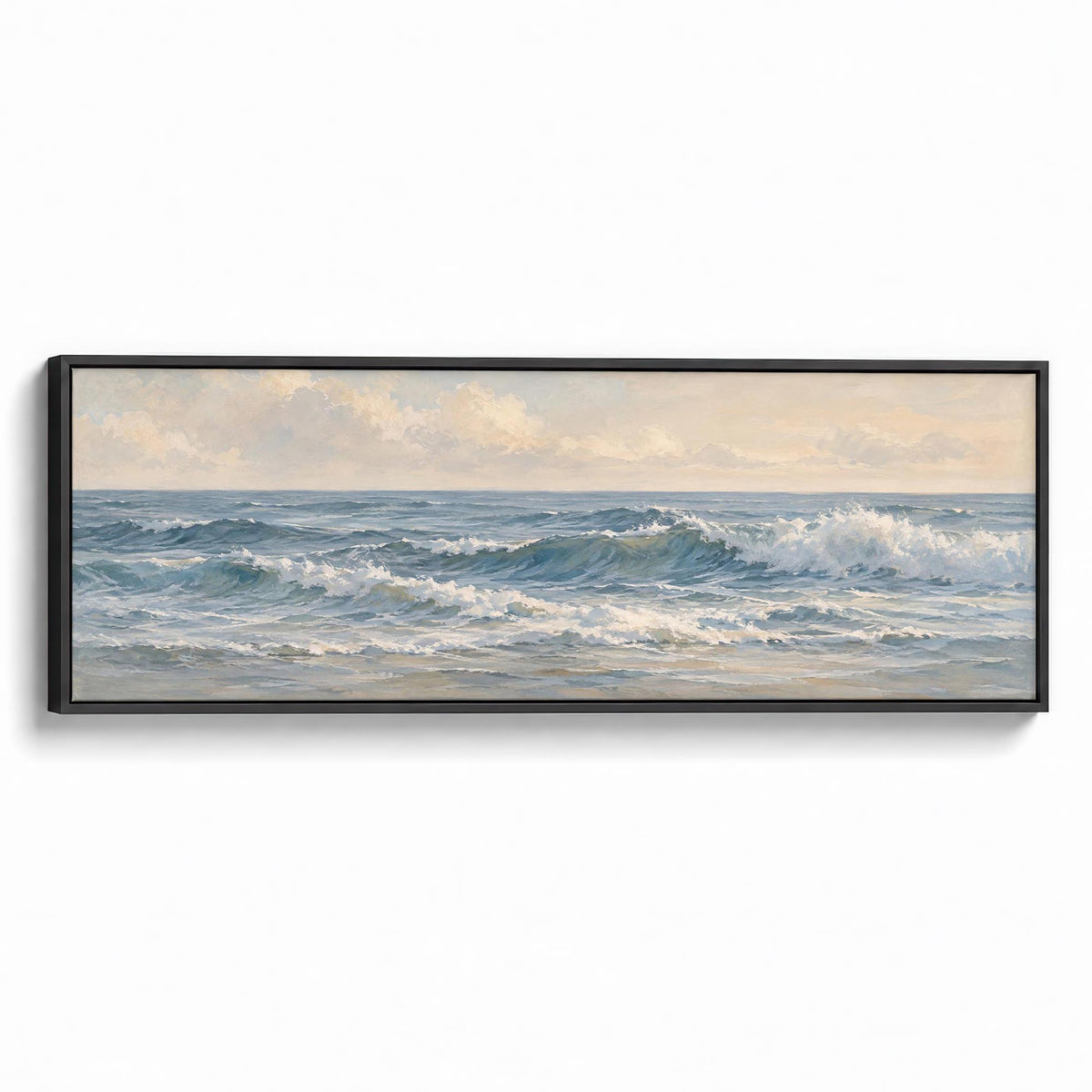 Gentle Swell Canvas Print Black Wall Art - Melrose Editions