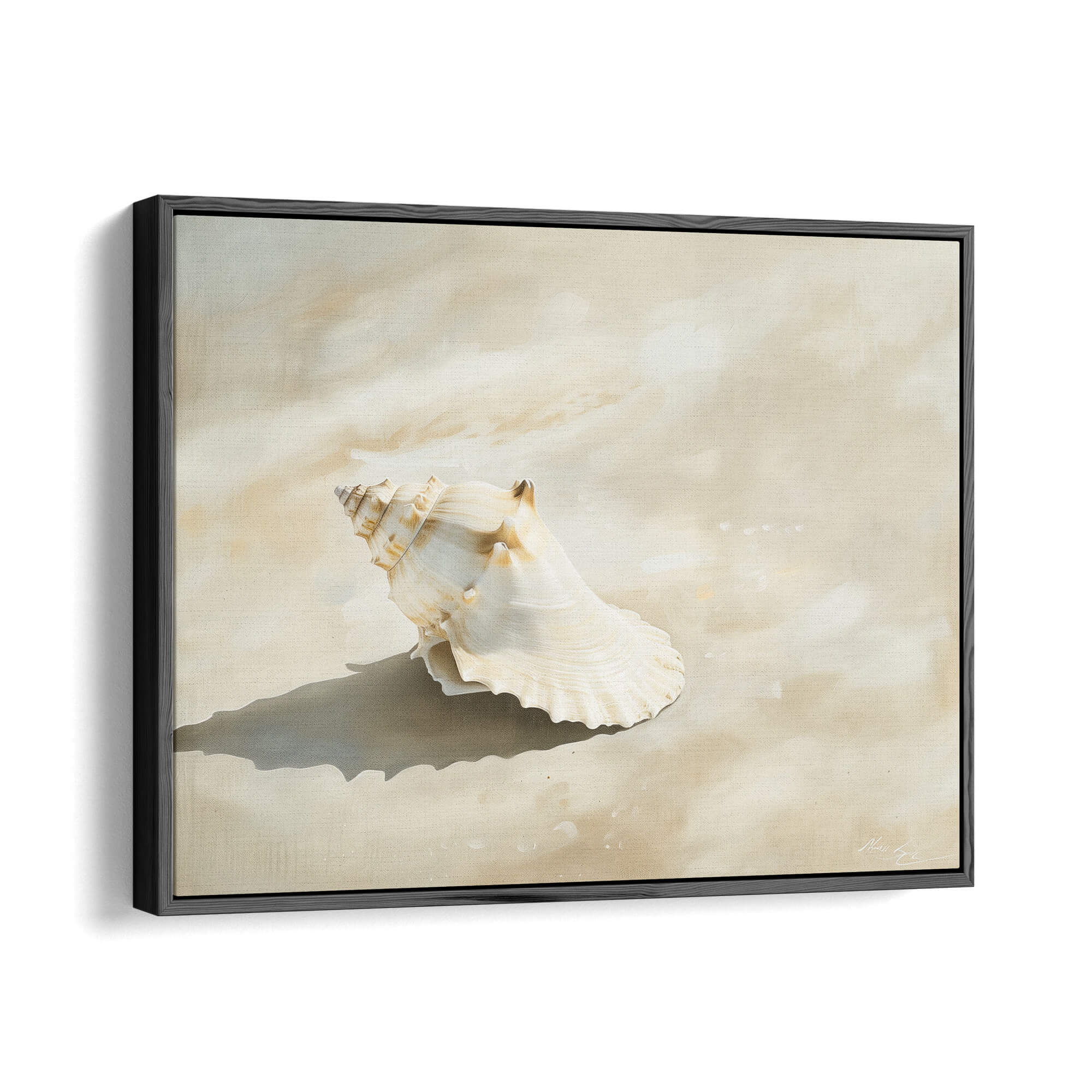 Golden Drift Canvas Print Black Wall Art - Melrose Editions