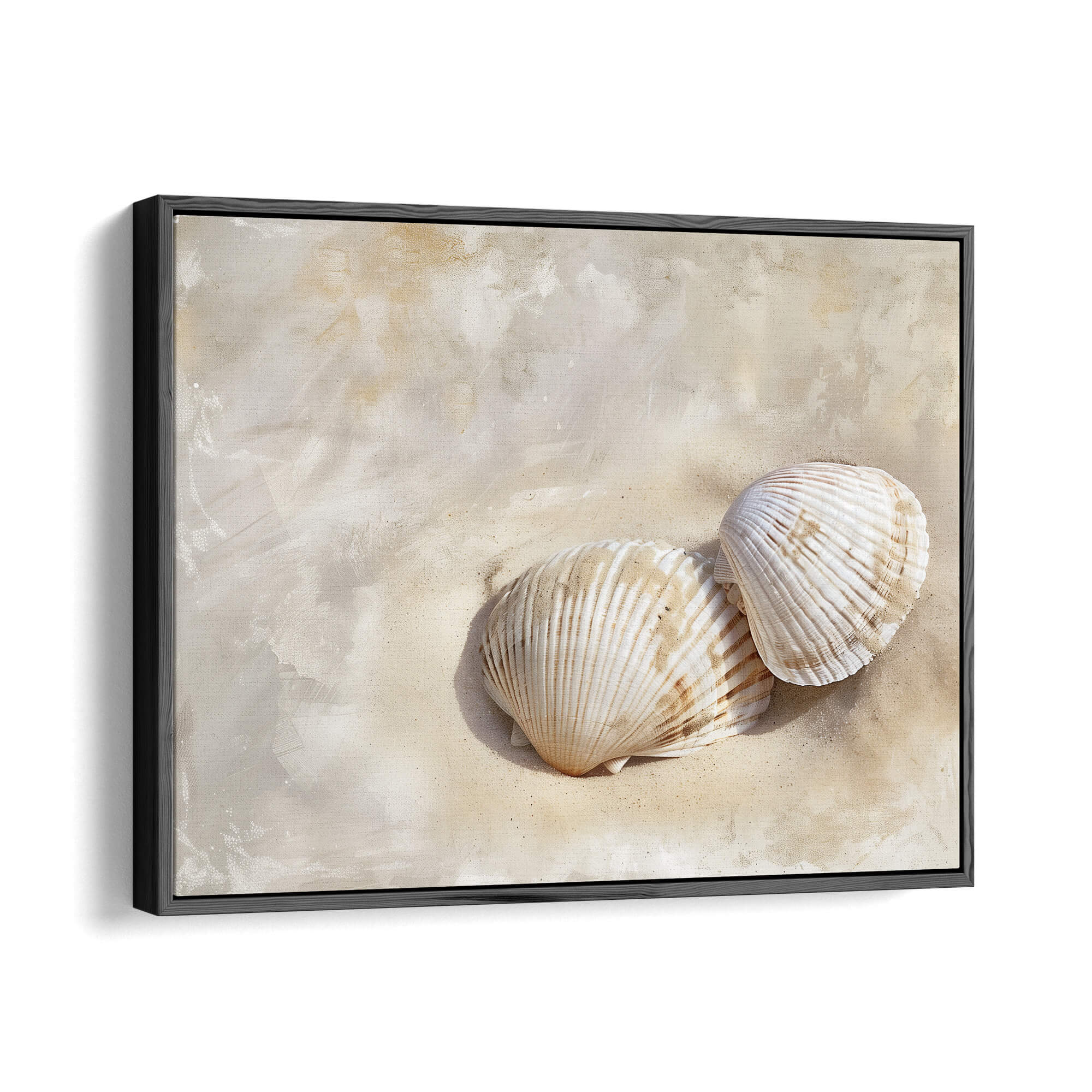 Golden Sands Duo Canvas Print Black Wall Art - Melrose Editions