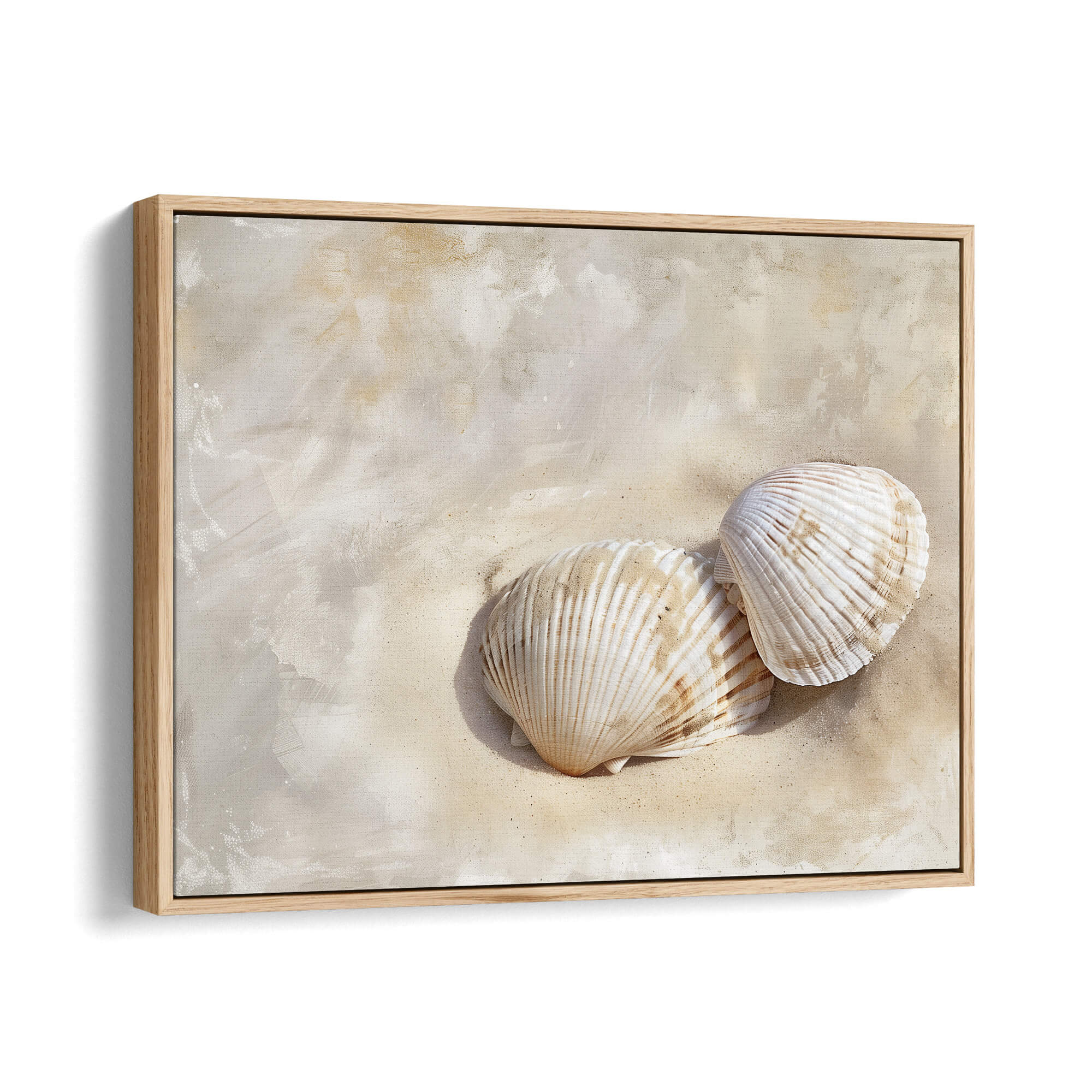 Golden Sands Duo Canvas Print Natural Wall Art - Melrose Editions