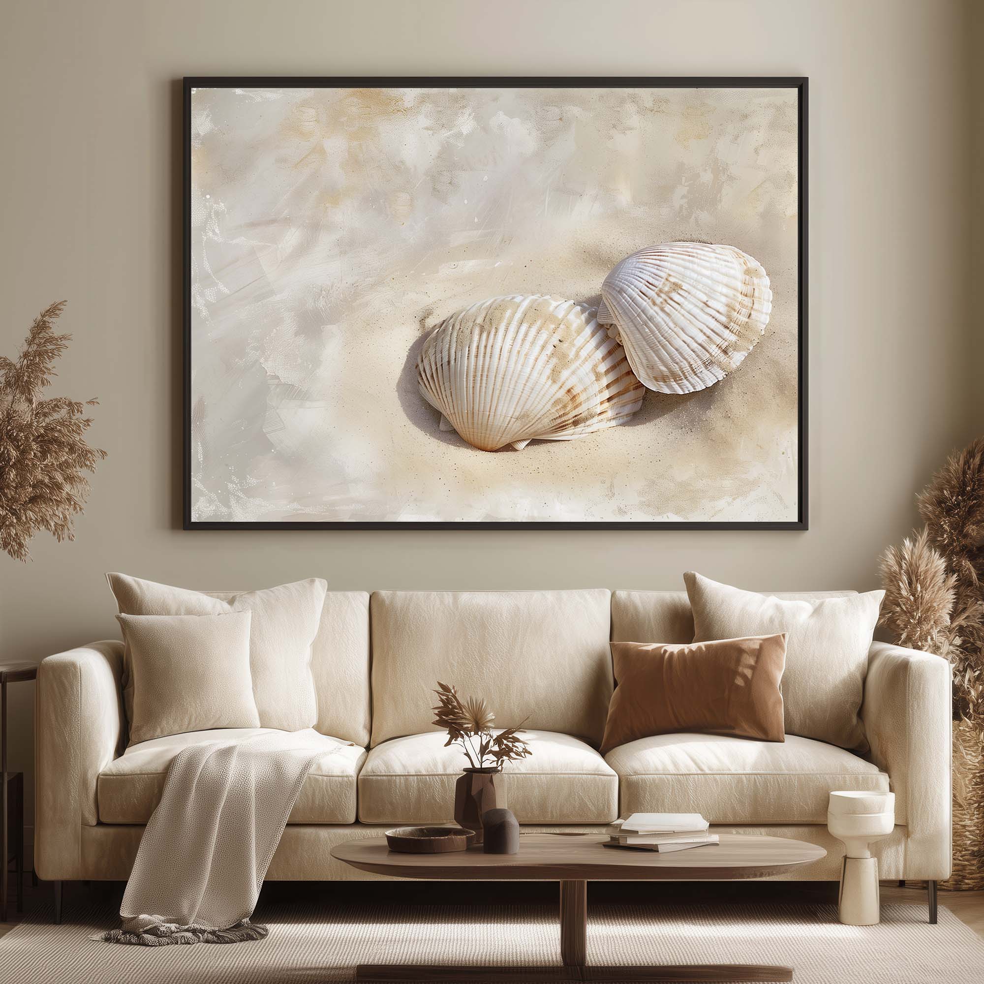 Golden Sands Duo Canvas Print Wall Art - Melrose Editions