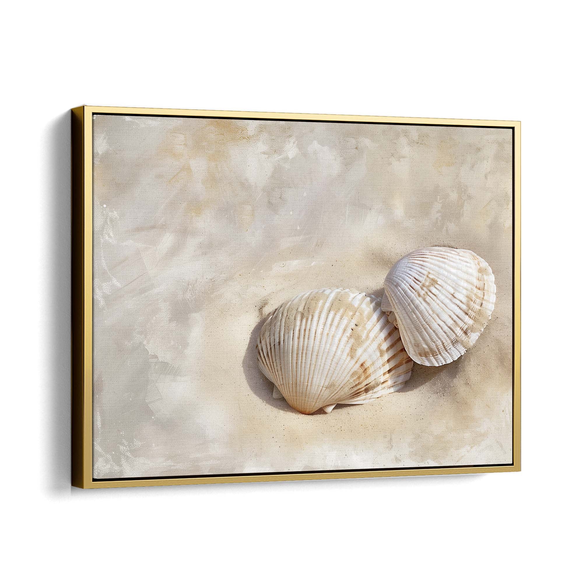 Golden Sands Duo Canvas Print Gold Wall Art - Melrose Editions