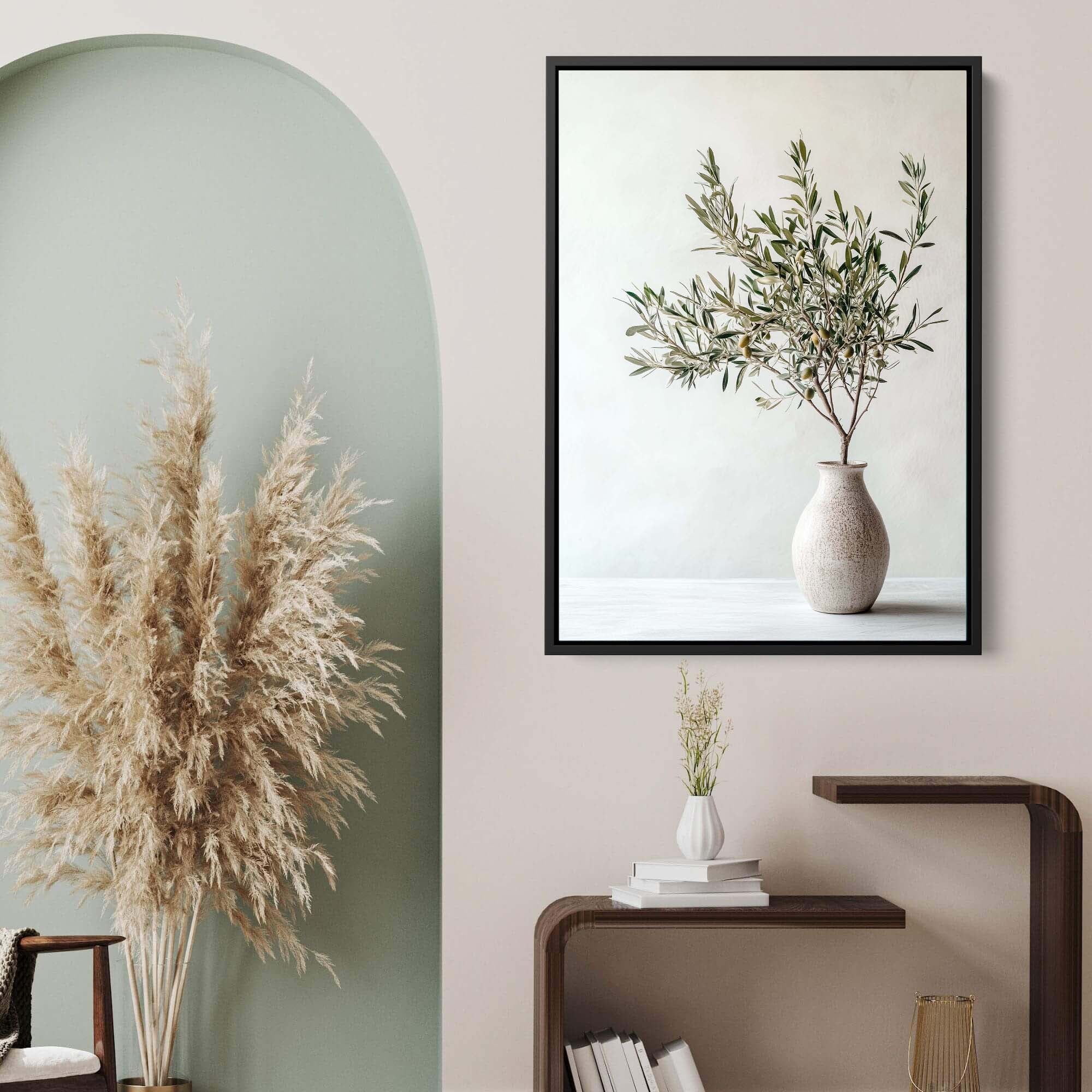 Harvested Olive Branch Canvas Print Wall Art - Melrose Editions