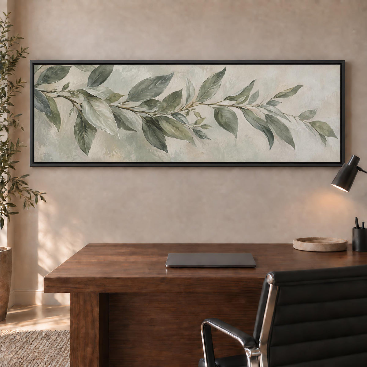 Leaf Study Canvas Print Wall Art - Melrose Editions