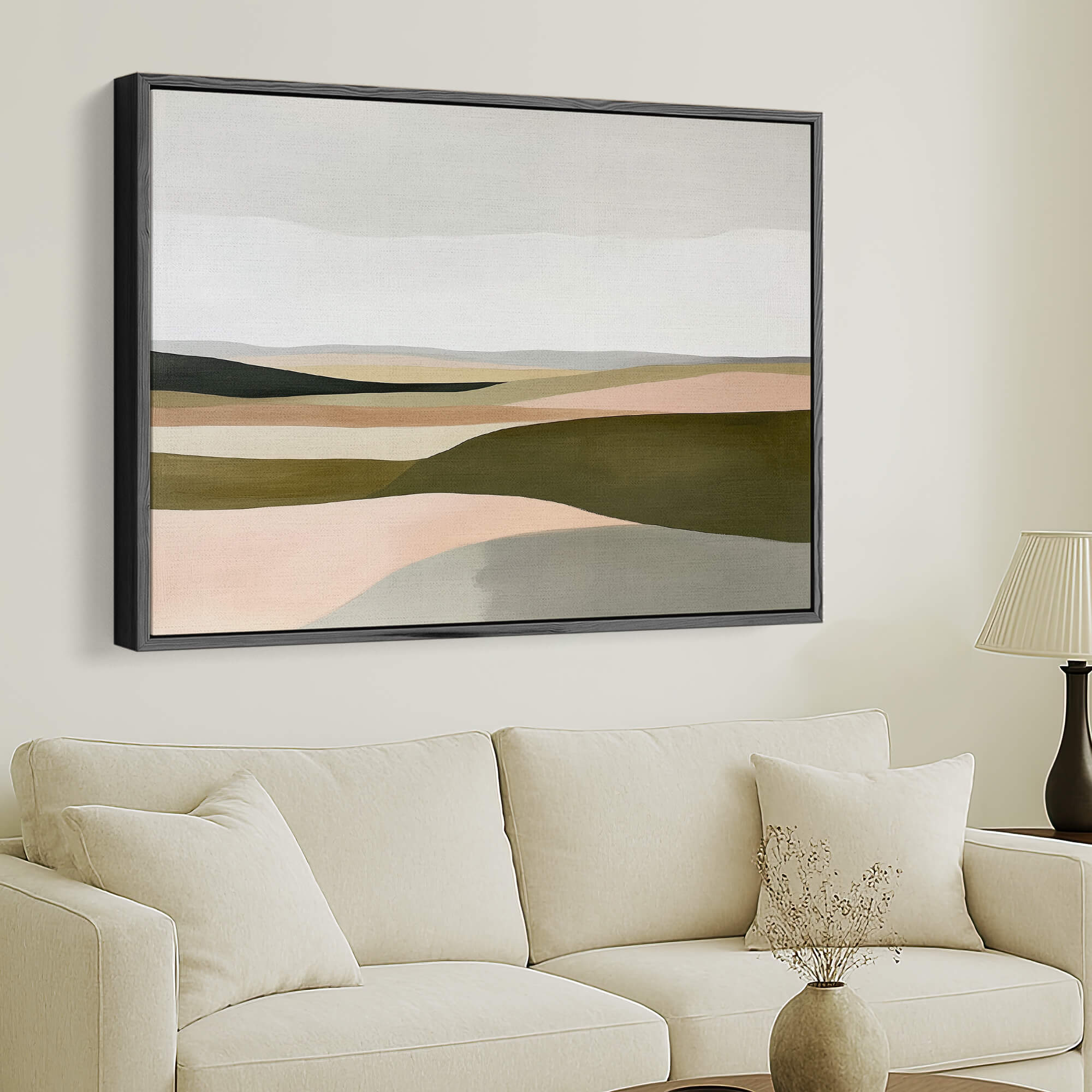 Lowland Framed Canvas Wall Art - Melrose Editions
