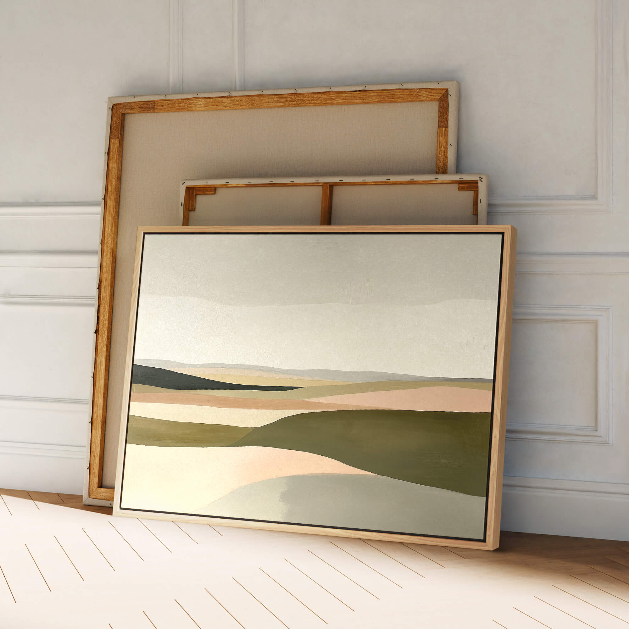 Lowland Framed Canvas Wall Art - Melrose Editions