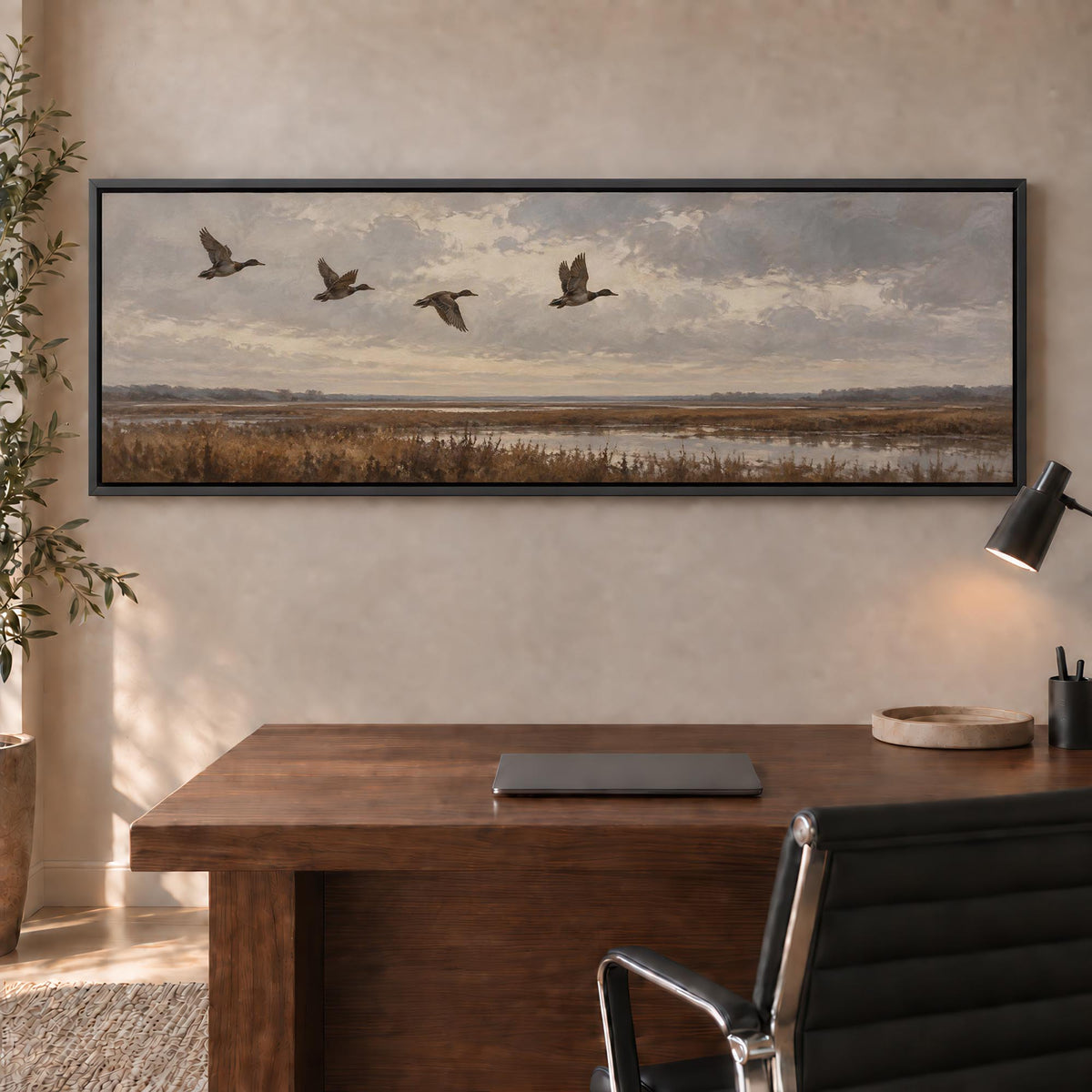 Marsh Flight Canvas Print Wall Art - Melrose Editions