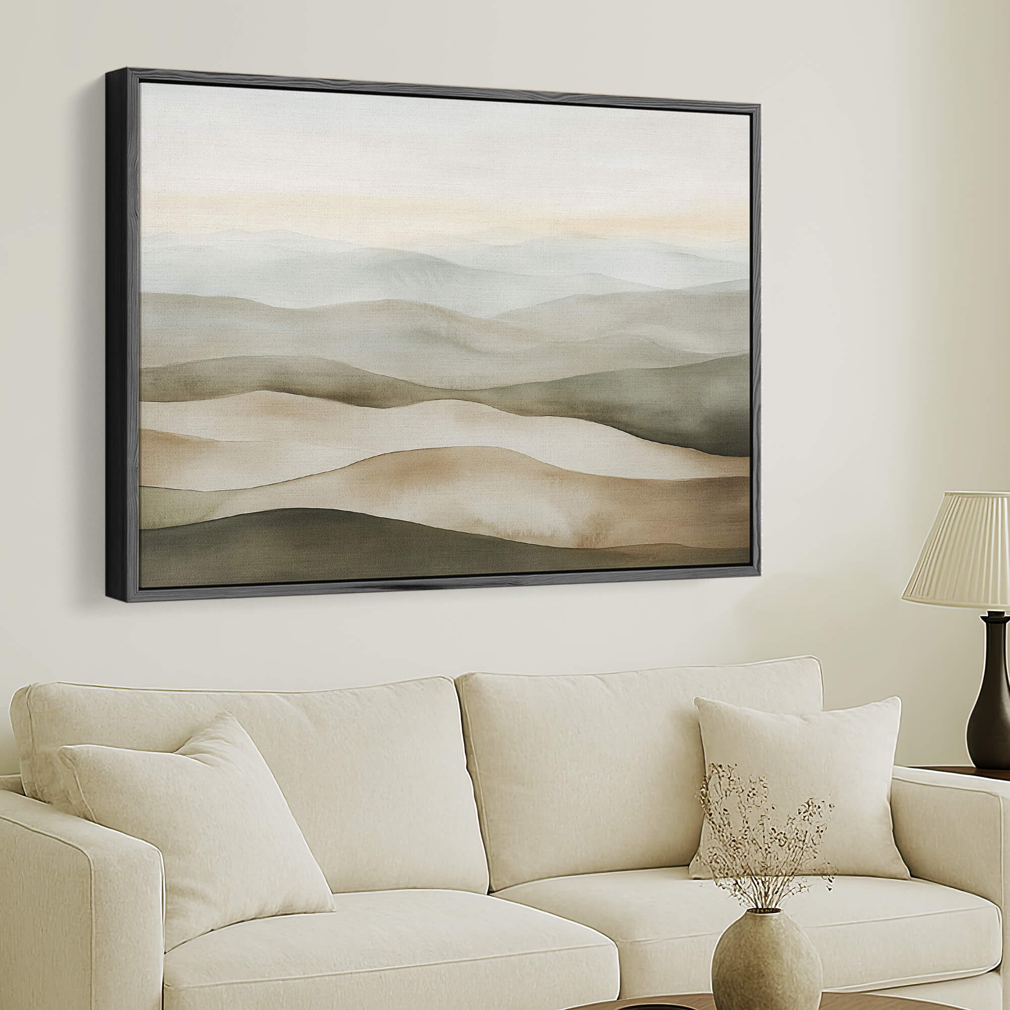 Meadow No2 Framed Canvas Wall Art - Melrose Editions