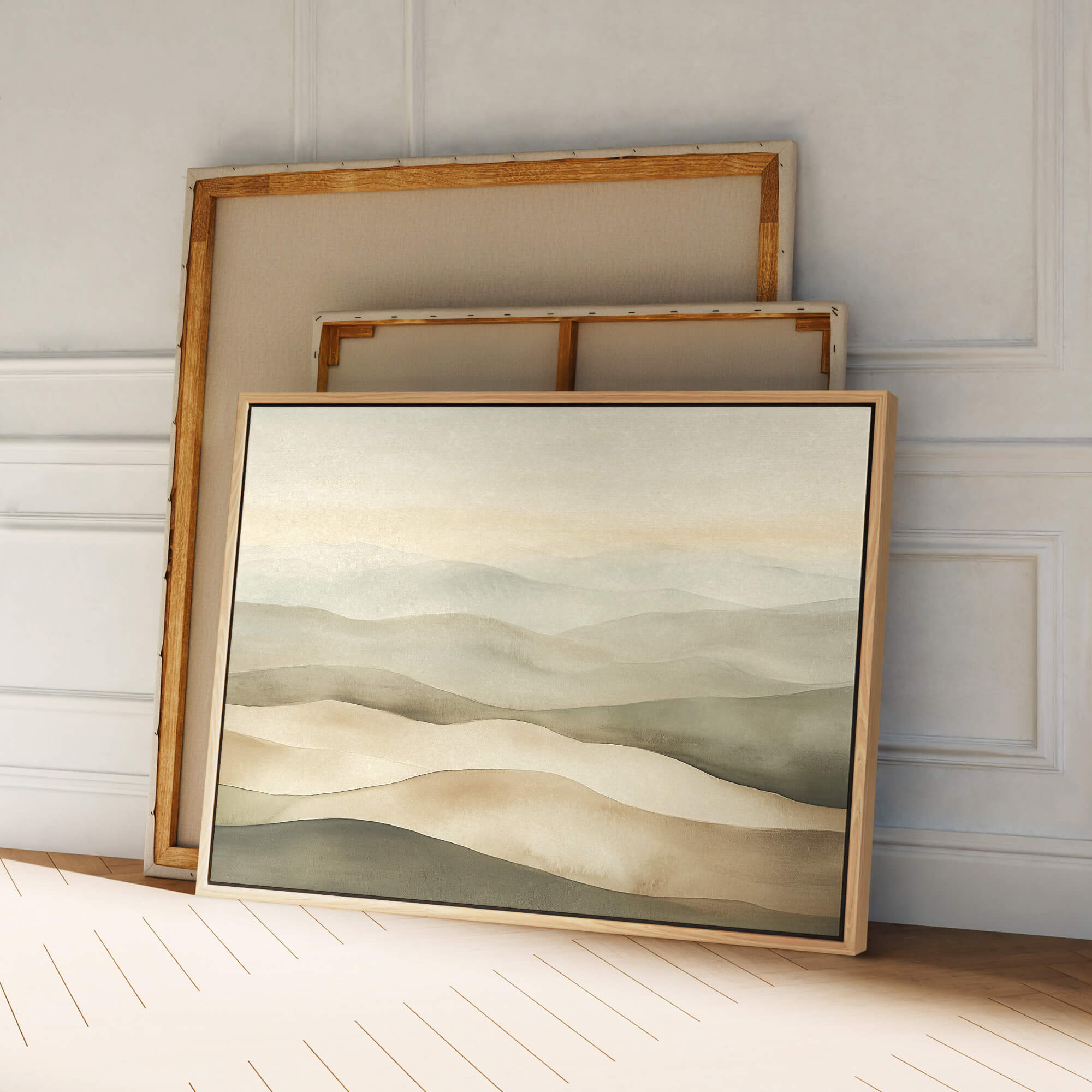 Meadow No2 Framed Canvas Wall Art - Melrose Editions