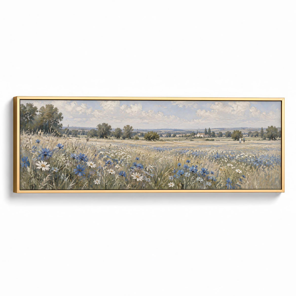 Meadow Air Canvas Print Gold Wall Art - Melrose Editions