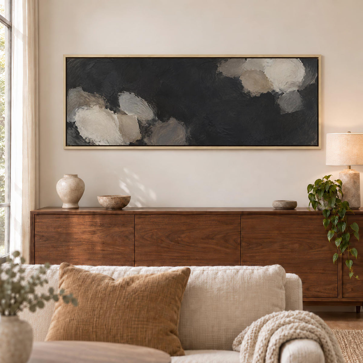 Midnight Chalk Canvas Print Wall Art - Melrose Editions