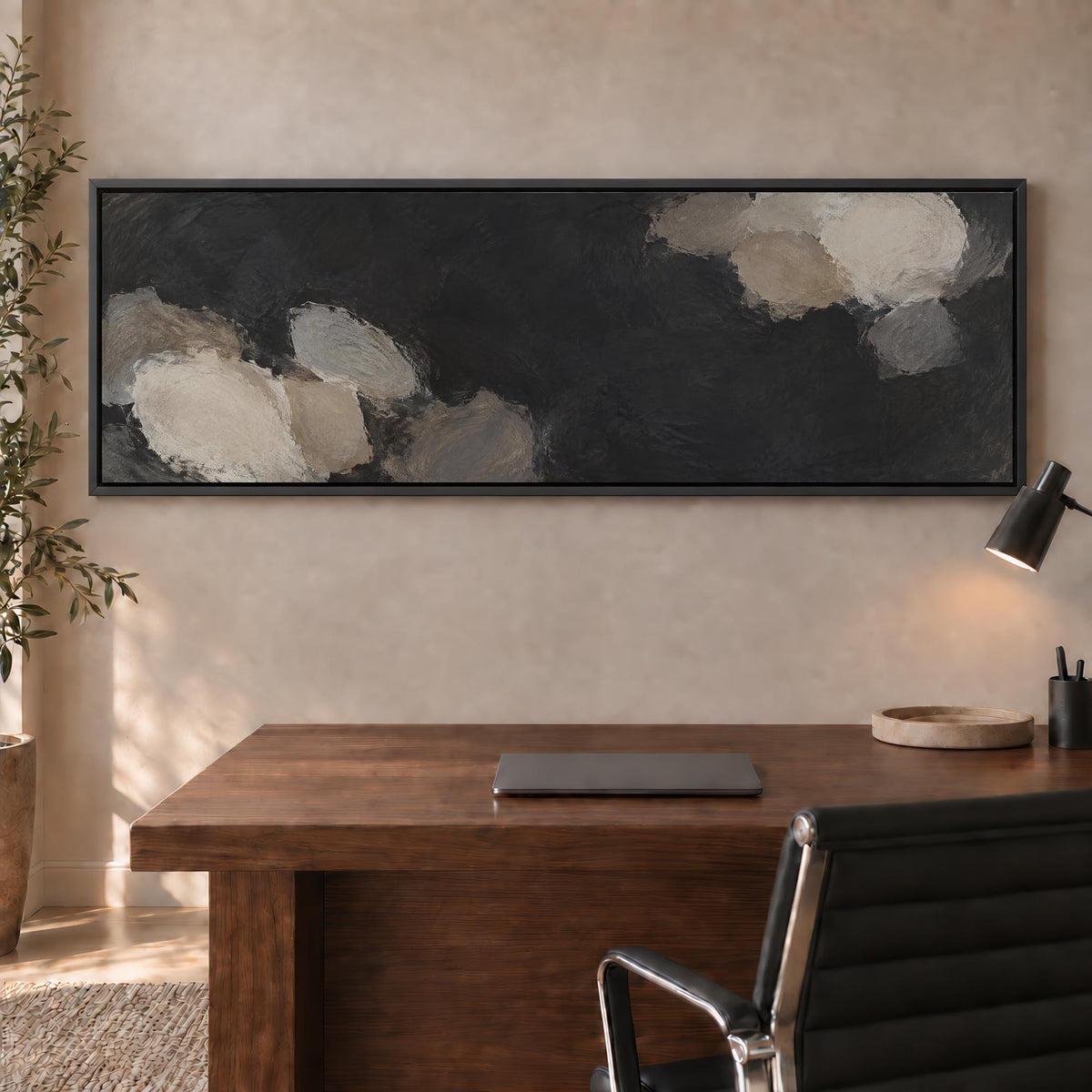 Midnight Chalk Canvas Print Wall Art - Melrose Editions