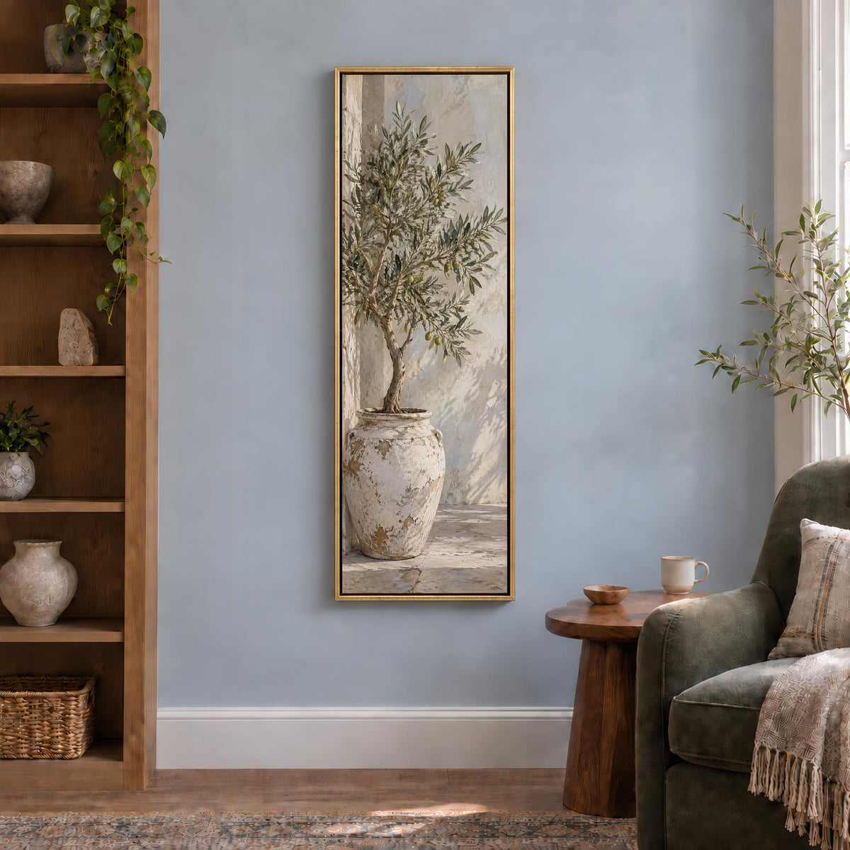 Morning Olive Canvas Print Wall Art - Melrose Editions