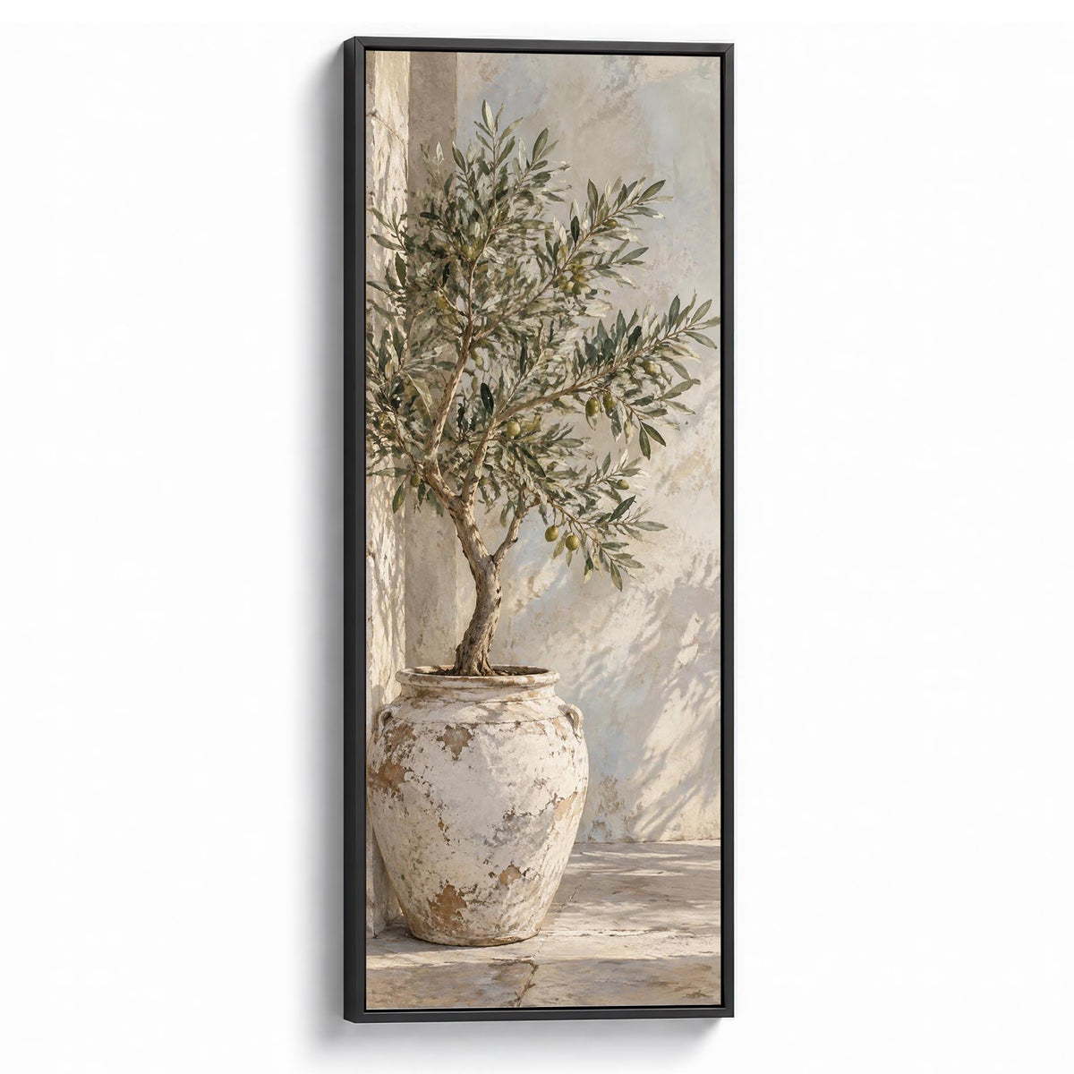 Morning Olive Canvas Print Black Wall Art - Melrose Editions