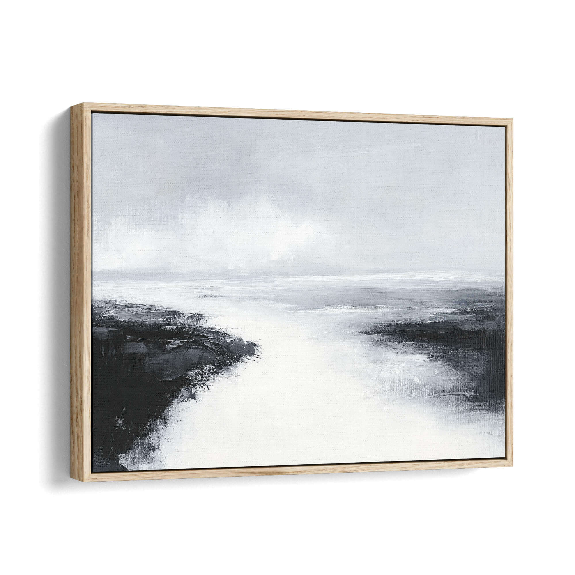 Northern Tide Framed Canvas Natural Wall Art - Melrose Editions