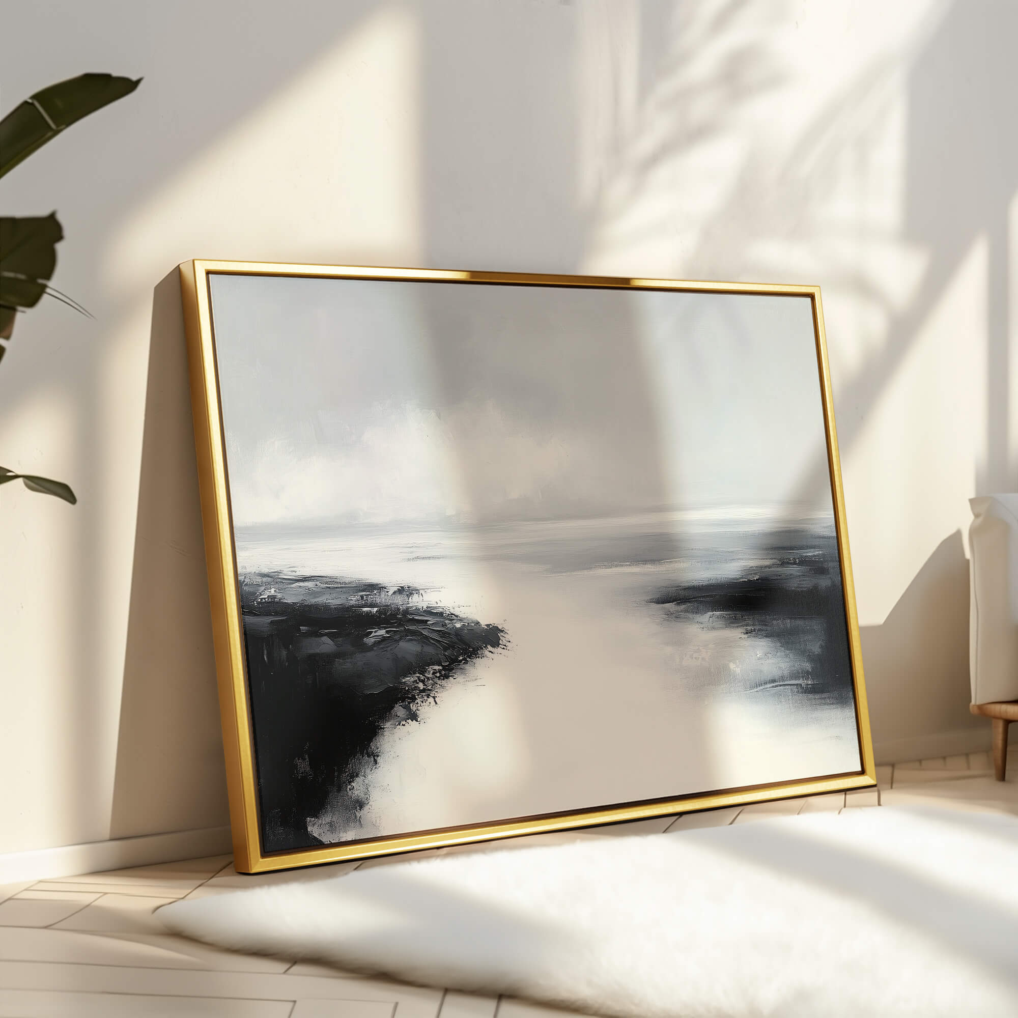 Northern Tide Framed Canvas Wall Art - Melrose Editions