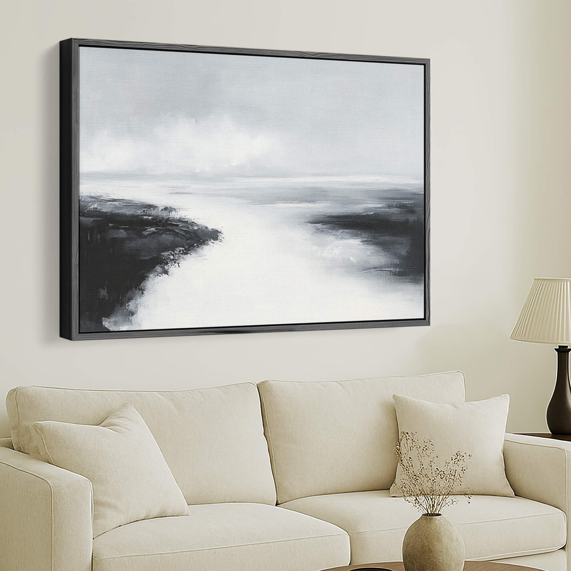 Northern Tide Framed Canvas Wall Art - Melrose Editions