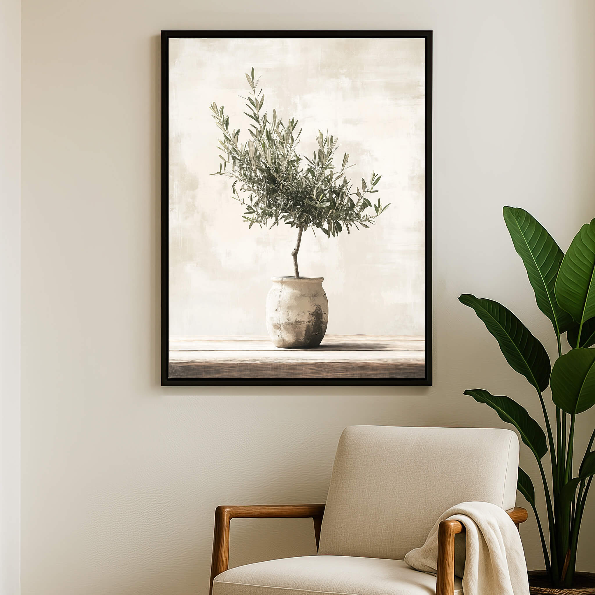 Olive Still Life No.8 Canvas Print Wall Art - Melrose Editions